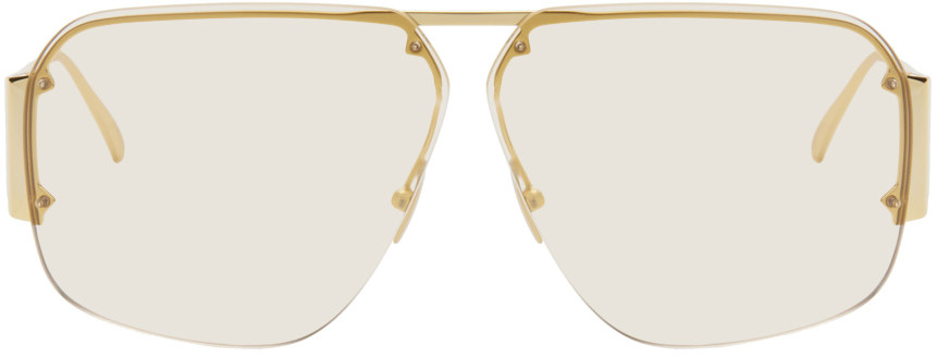 Gold Square Sunglasses