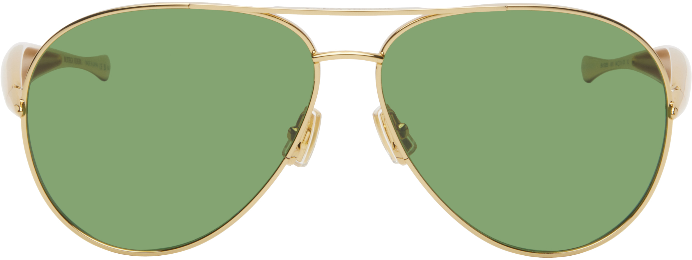 Gold Sardine Aviator Sunglasses