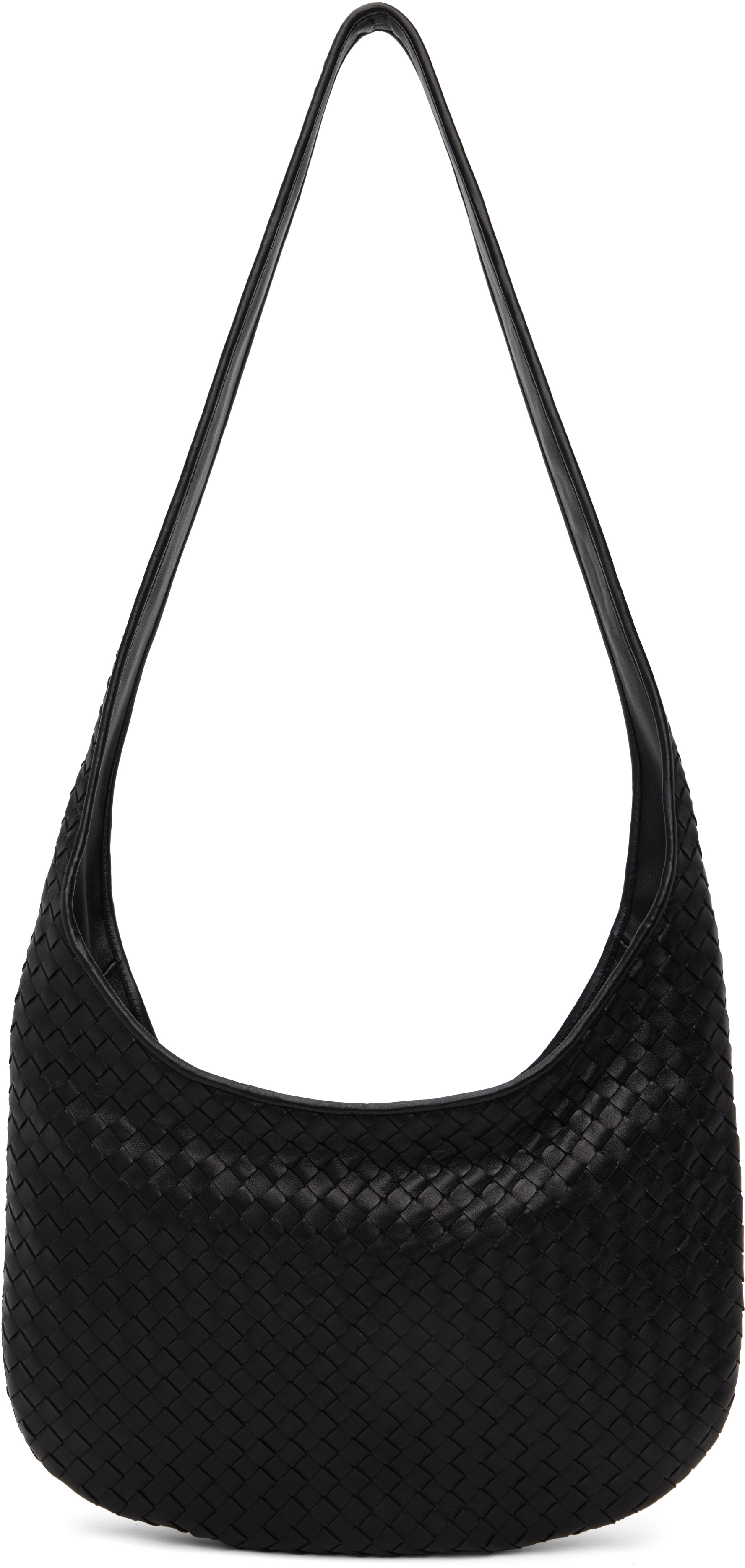 【関税&送料込】Bottega Veneta Black Leather Small Veneto Cr 0400022894070_BLACKSILVER_A1?