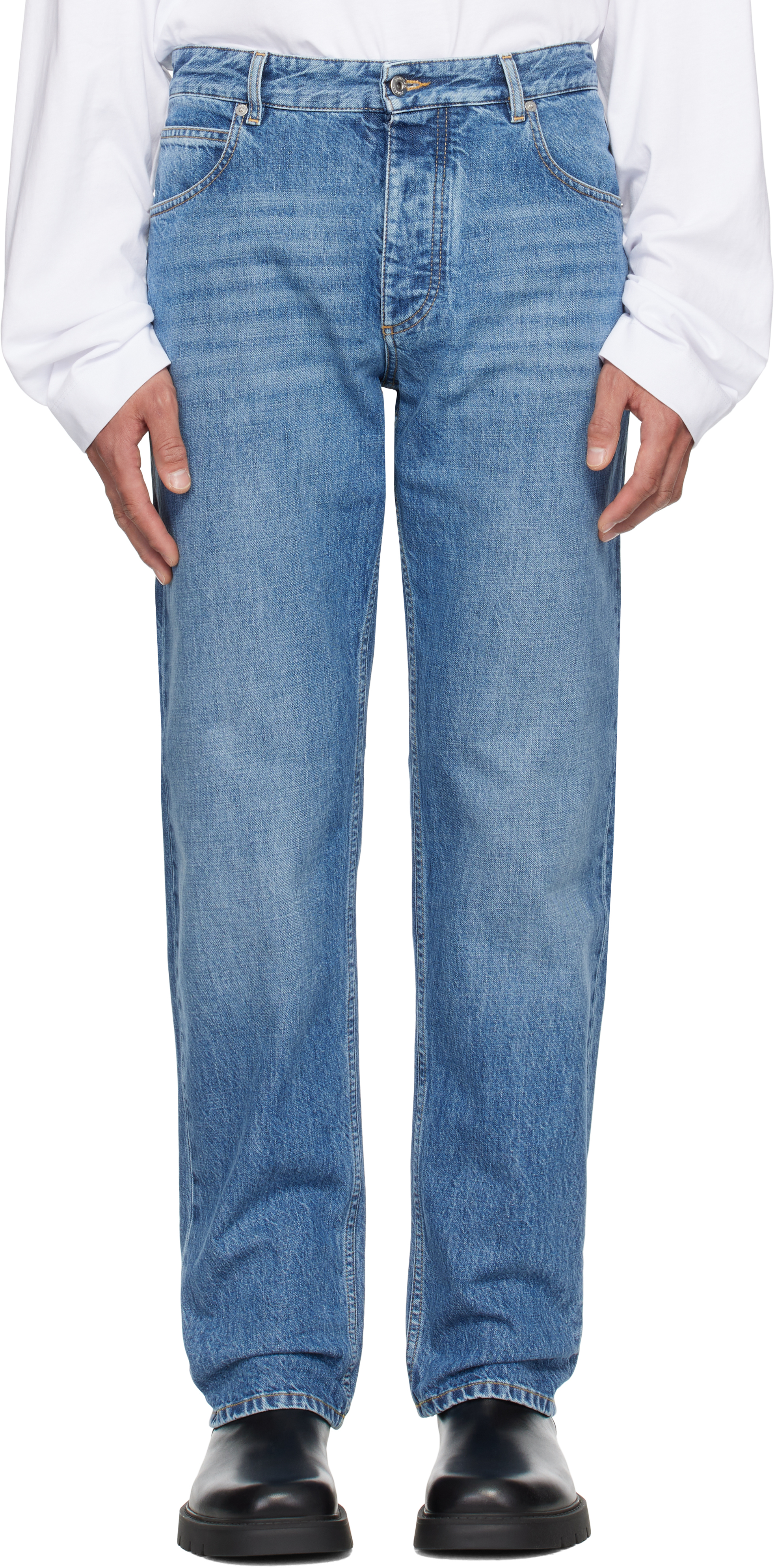 Indigo Straight Jeans