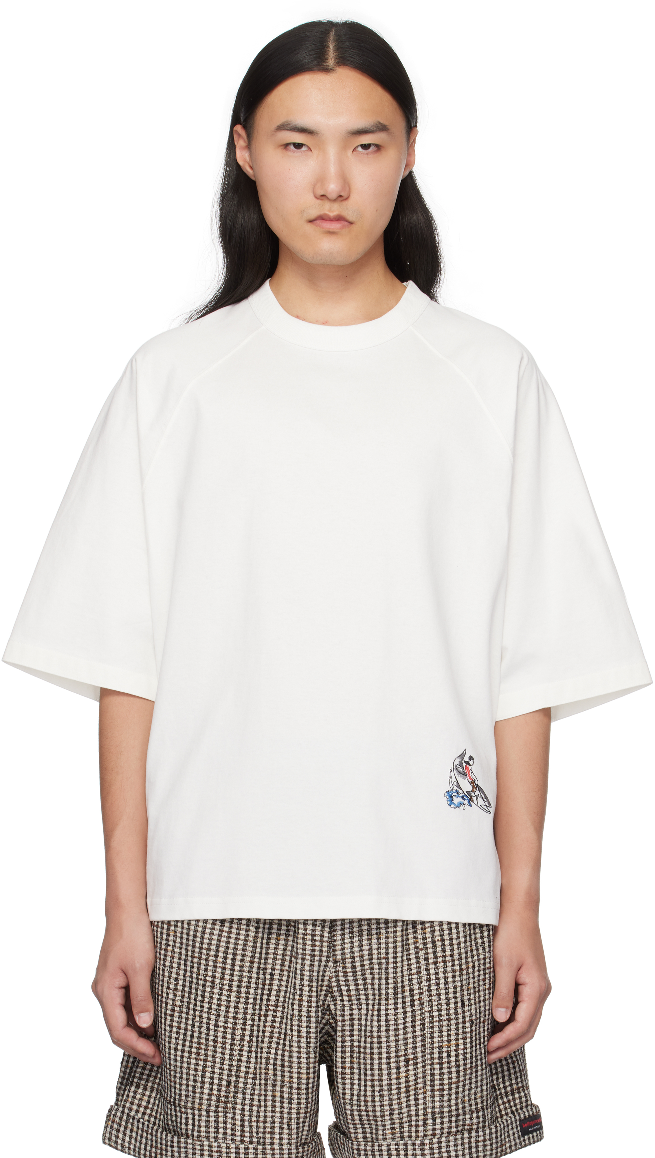 White Soft Cotton Jersey T-shirt