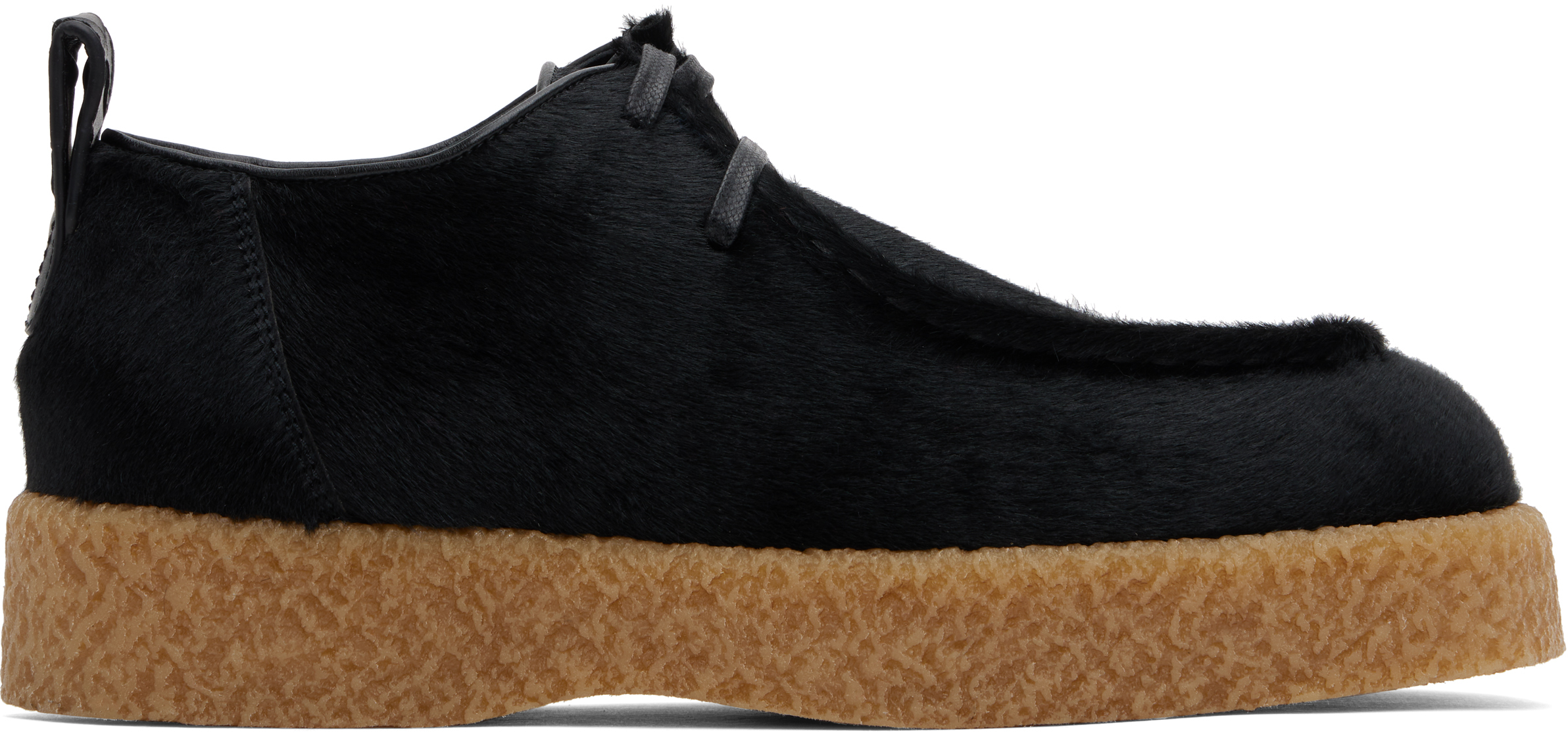 Black Torino Lace-Up Derbys