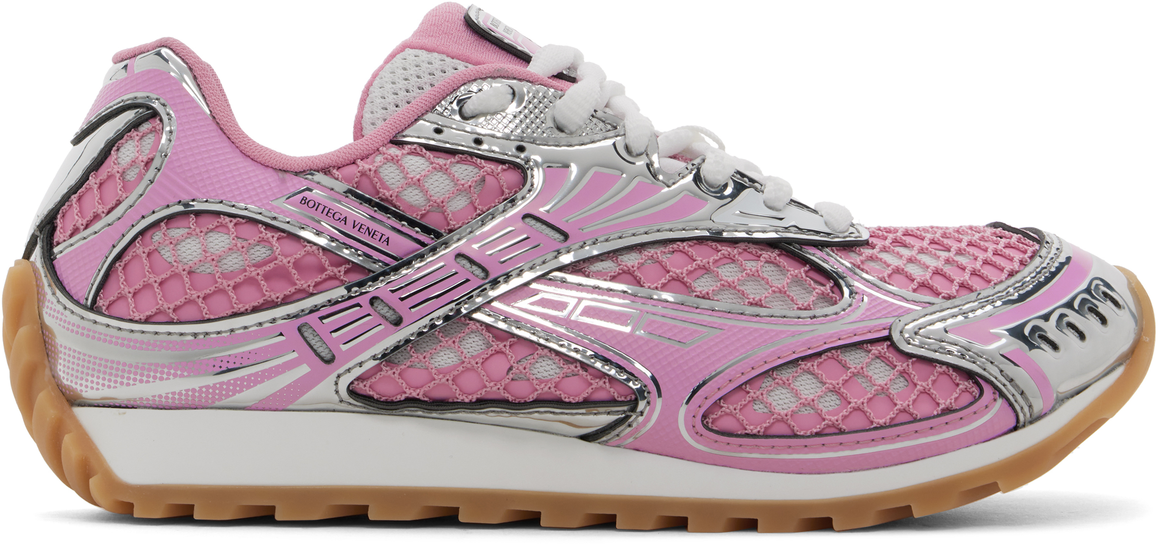 Pink & Silver Orbit Sneakers