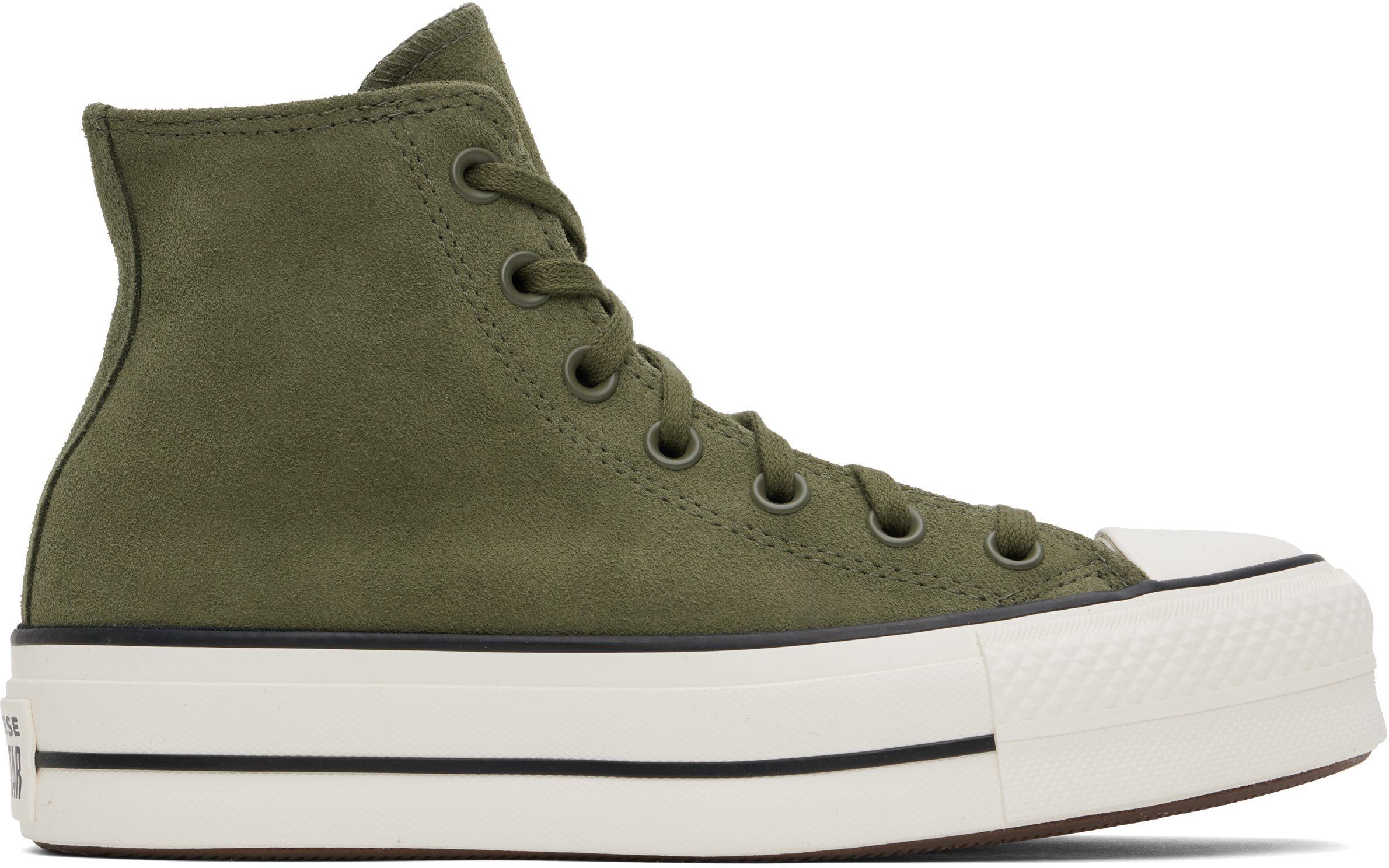 Khaki Chuck Taylor All Star Lift Platform Sneakers