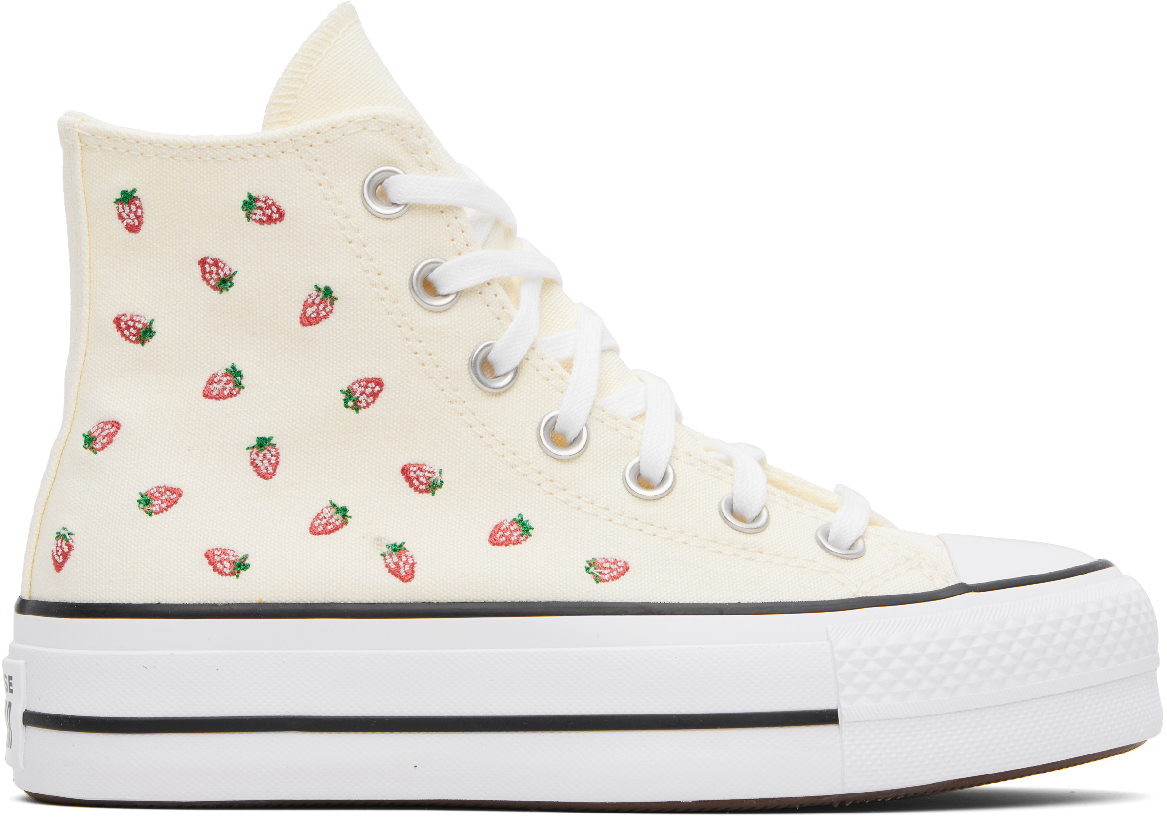 Off-White Chuck Taylor All Star Embroidered Strawberries Sneakers