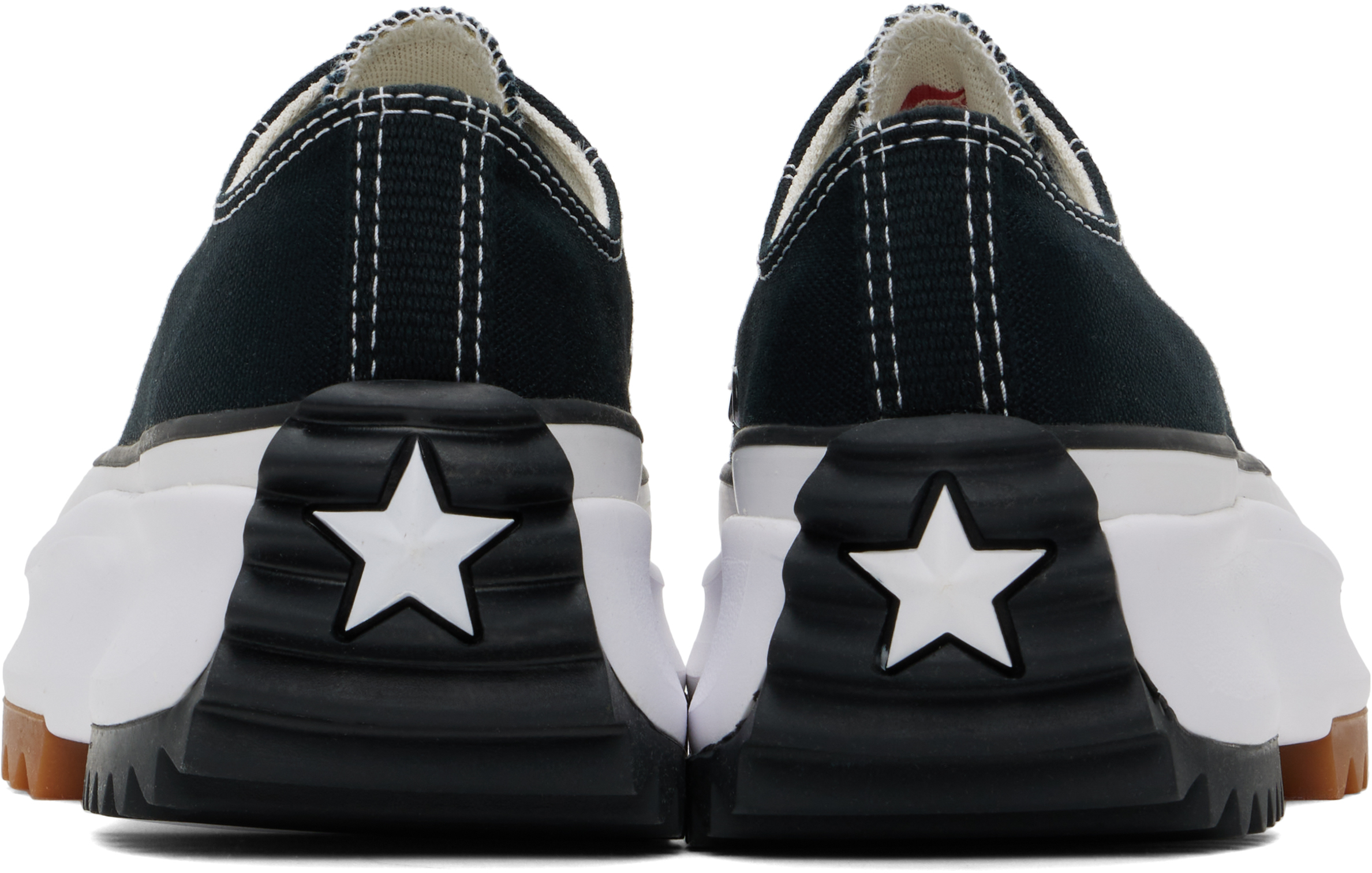 Converse Run Star Hike Low-top Sneakers In Black/white