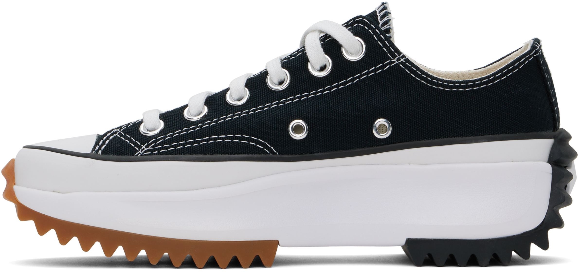 Converse Run Star Hike Low-top Sneakers In Black/white