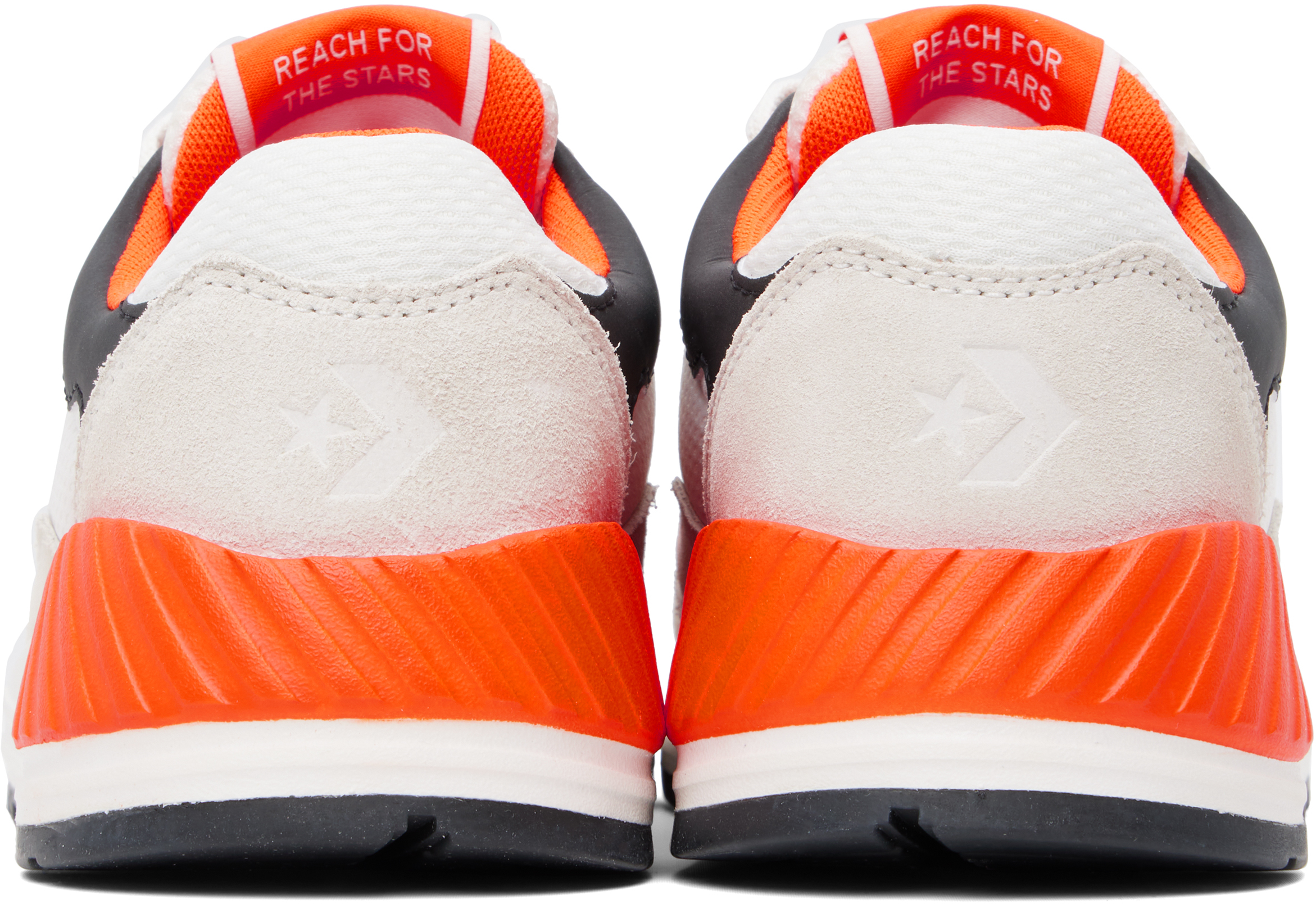 Converse Off-white & Orange Wave Trainer Low Top Sneakers