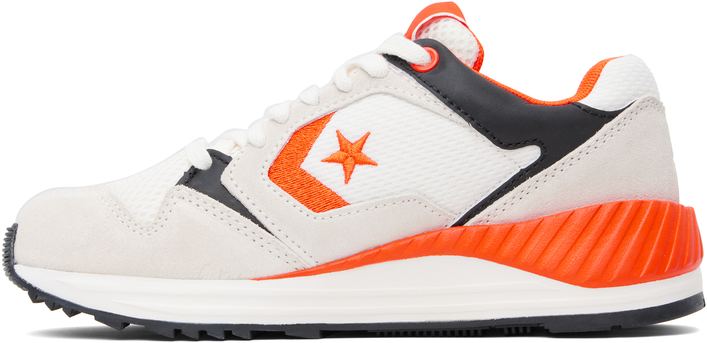 Converse Off-white & Orange Wave Trainer Low Top Sneakers