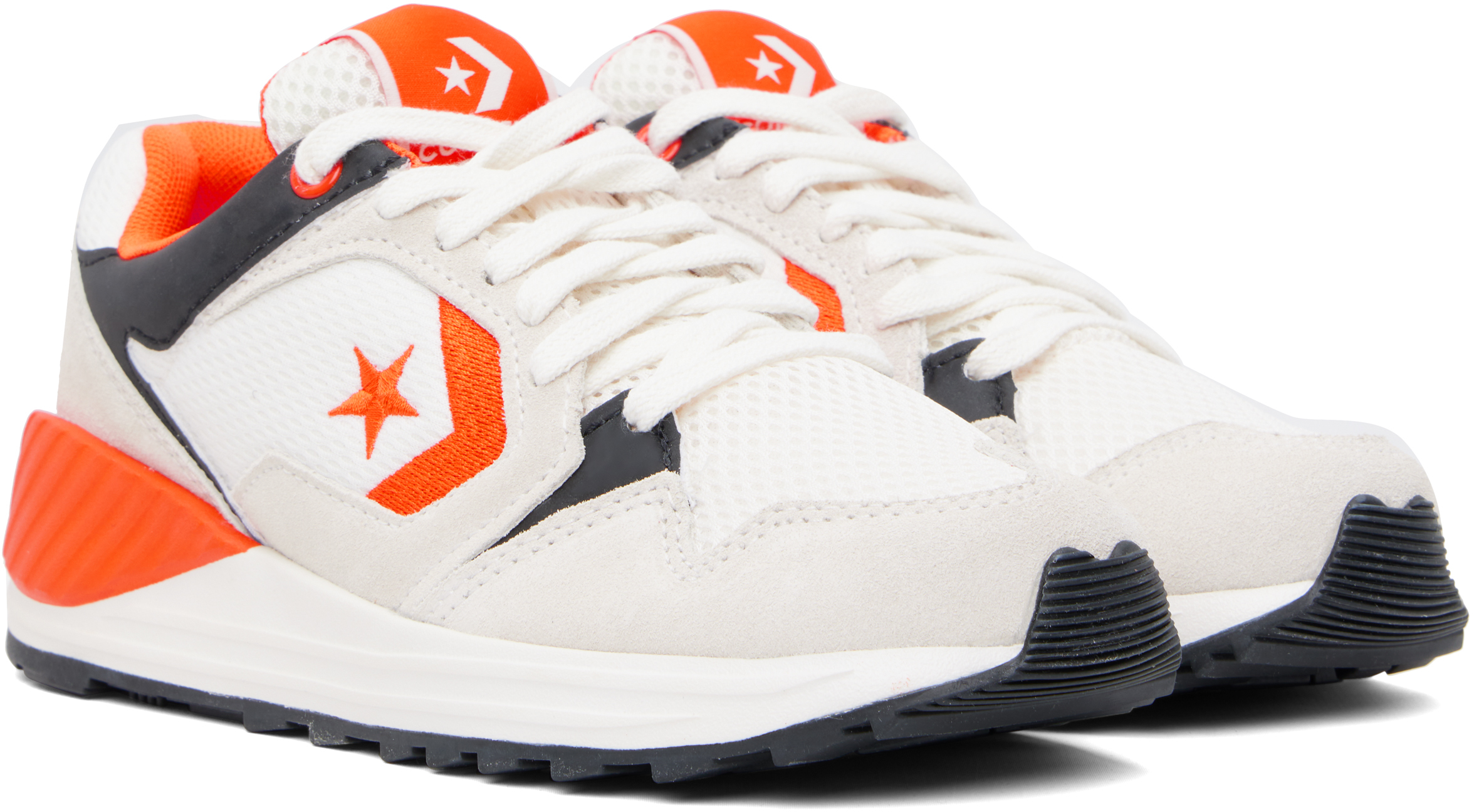 Converse Off-white & Orange Wave Trainer Low Top Sneakers
