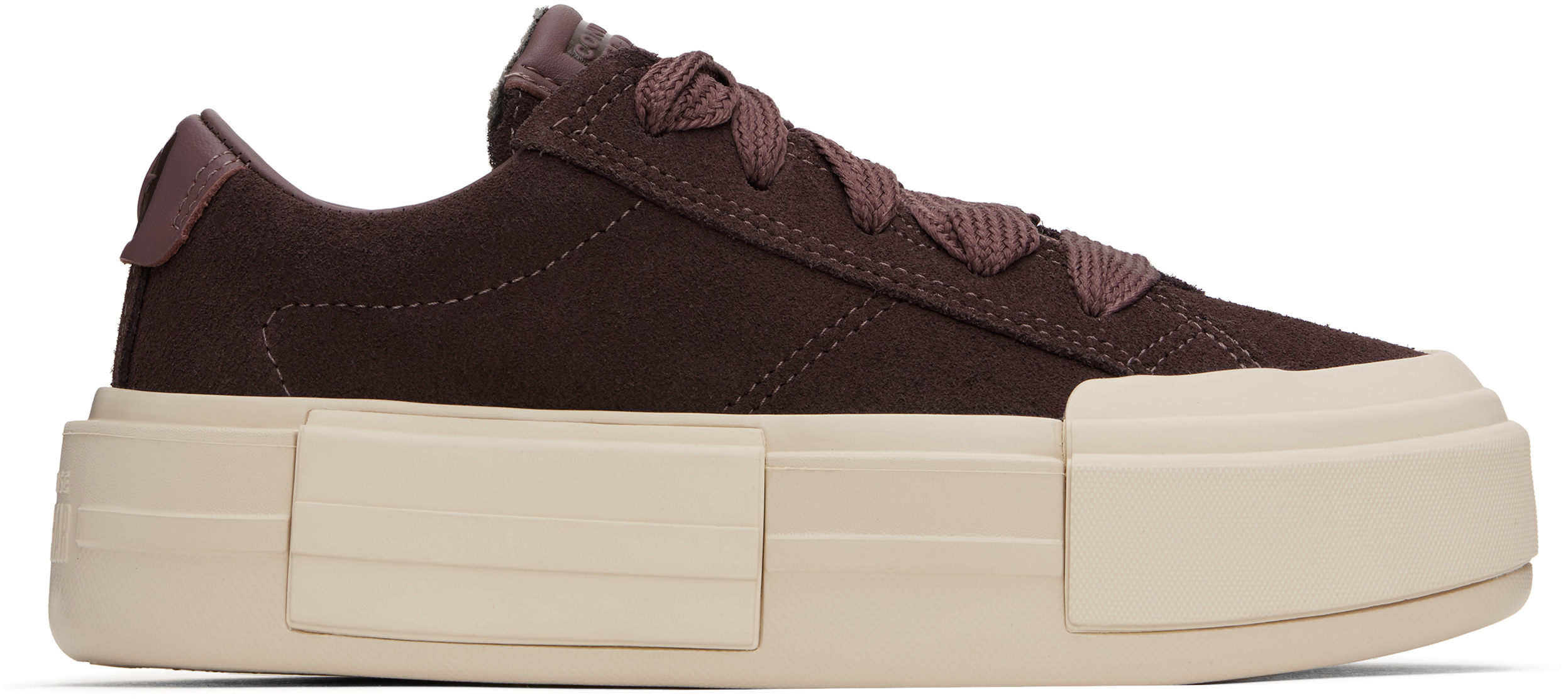 Converse Burgundy Chuck Taylor All Star Cruise Low Top Sneakers In Rugged Brown/natural