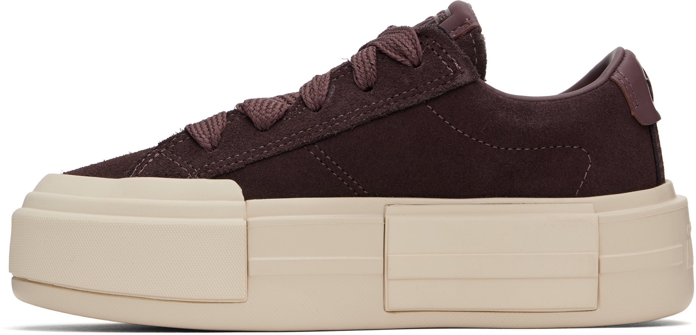 Converse Burgundy Chuck Taylor All Star Cruise Low Top Sneakers In Rugged Brown/natural