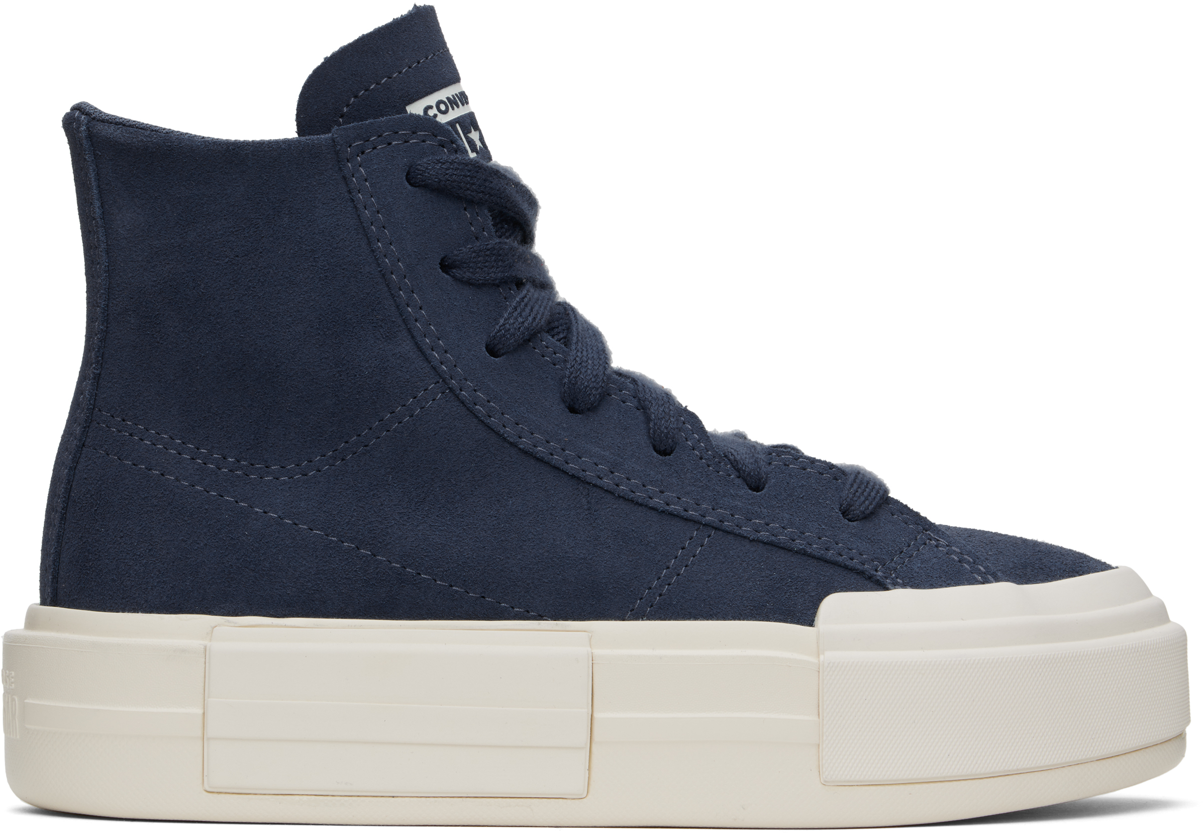 Blue Chuck Taylor All Star Cruise Suede High Top Sneakers