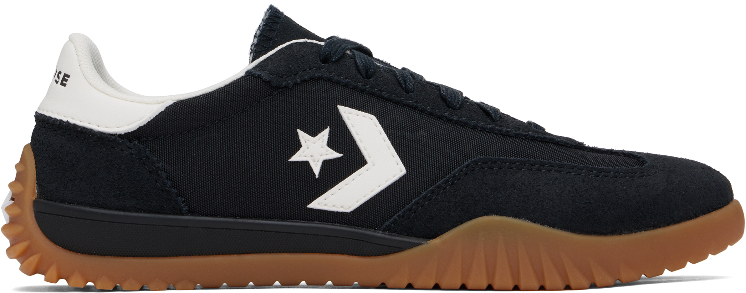 Black Run Star Trainer Low Top Sneakers