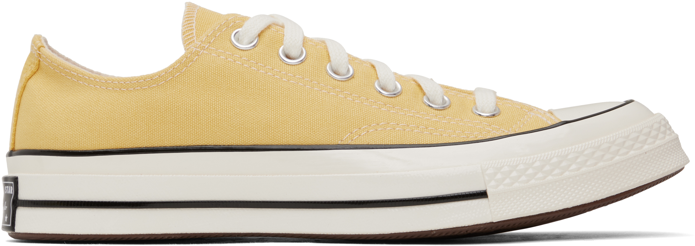 Yellow Chuck 70 Low Top Sneakers