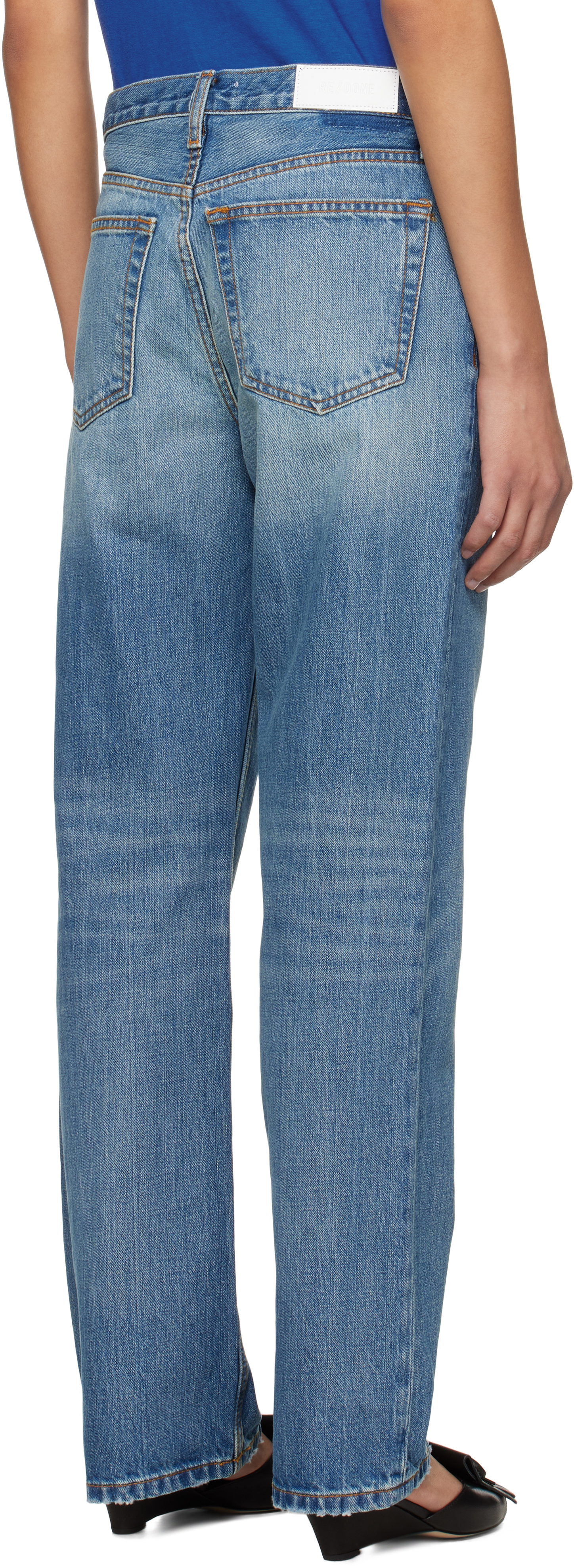Re/done Blue 'the Standard' Jeans