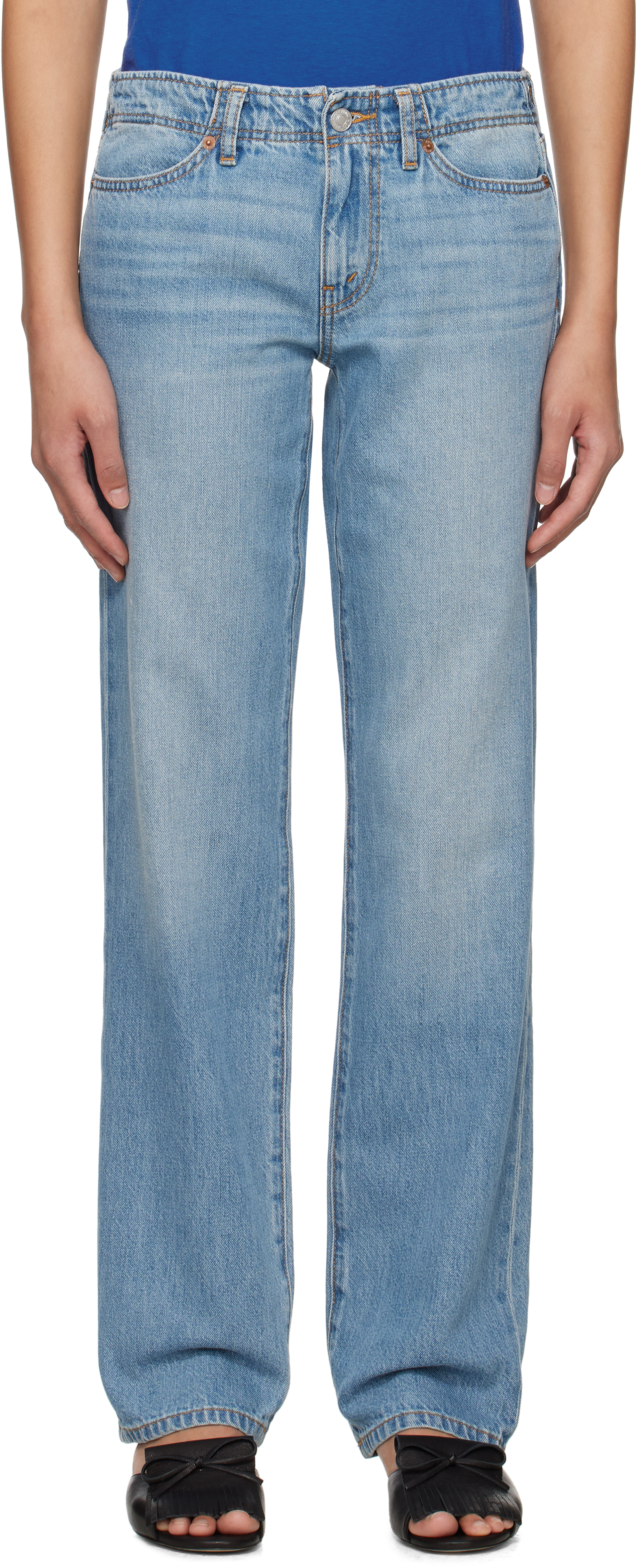 Re/done Blue 'the Sanasa' Jeans