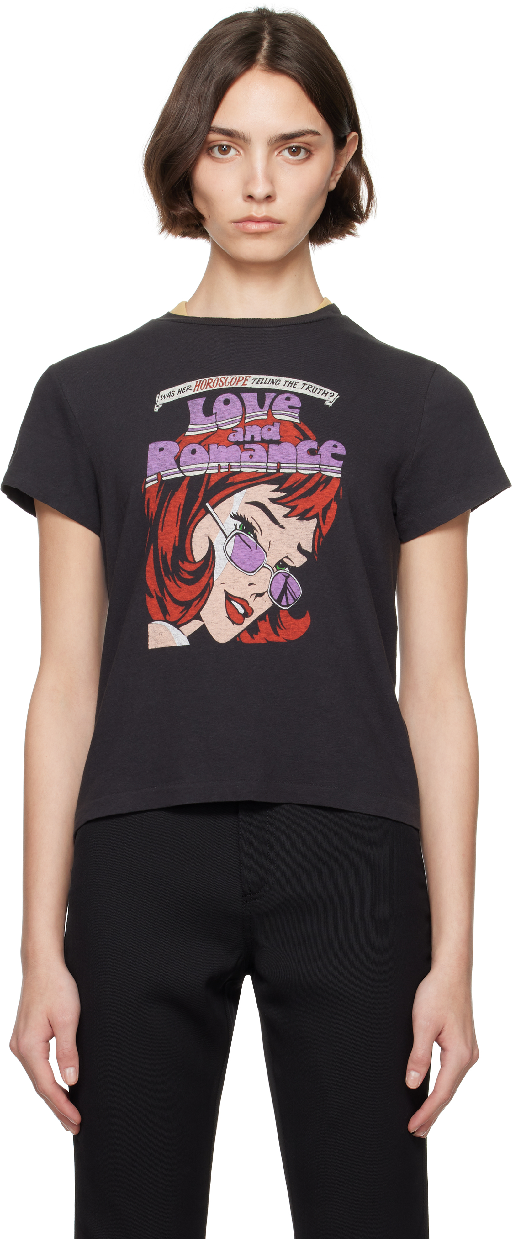 Black Classic 'Romance' T-shirt