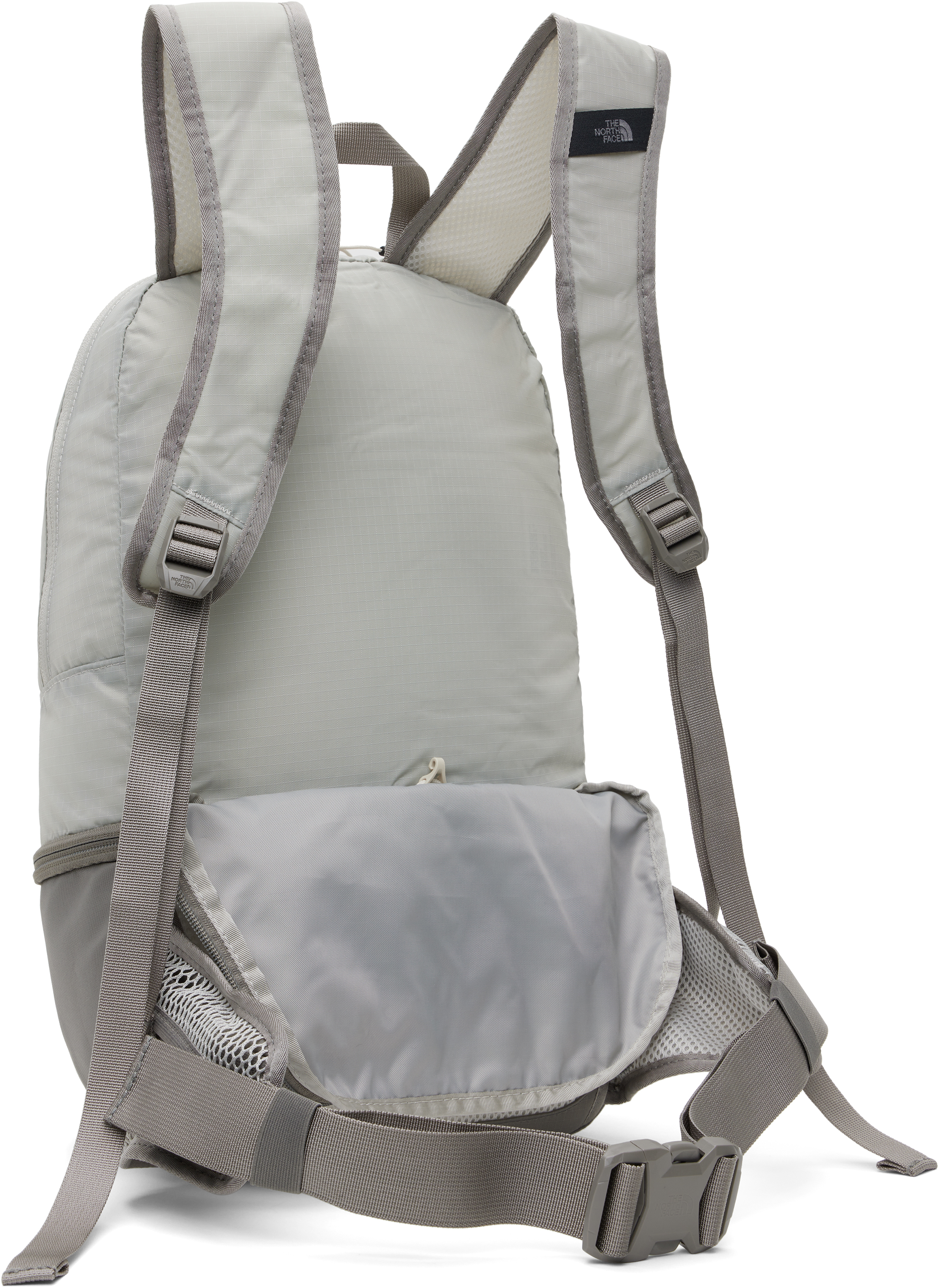 The North Face Gray Borealis Convertible Backpack In 7hx Soapstone/slate