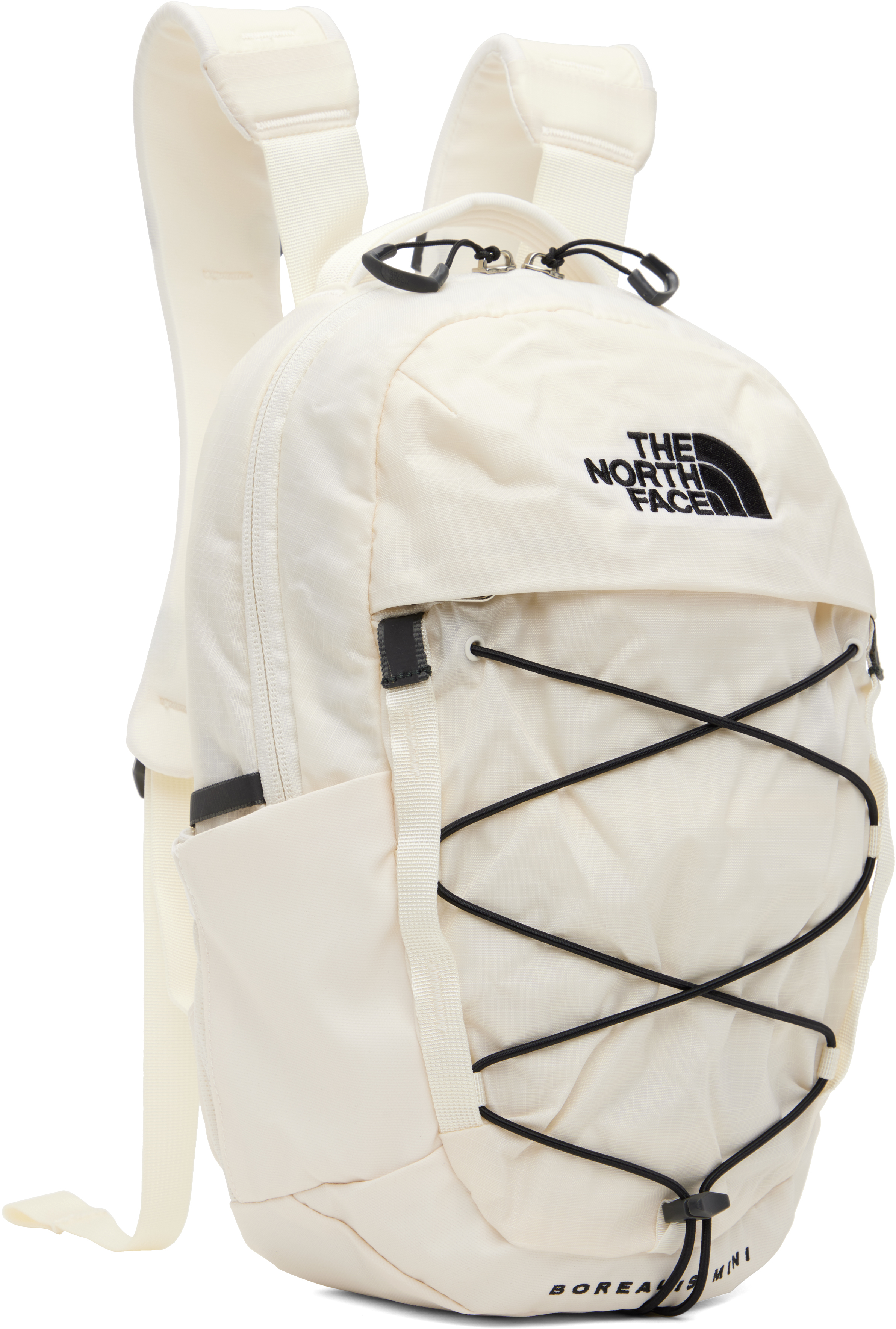 Shop The North Face Off-white Borealis Mini Backpack In 4q7 Gardenia White/t