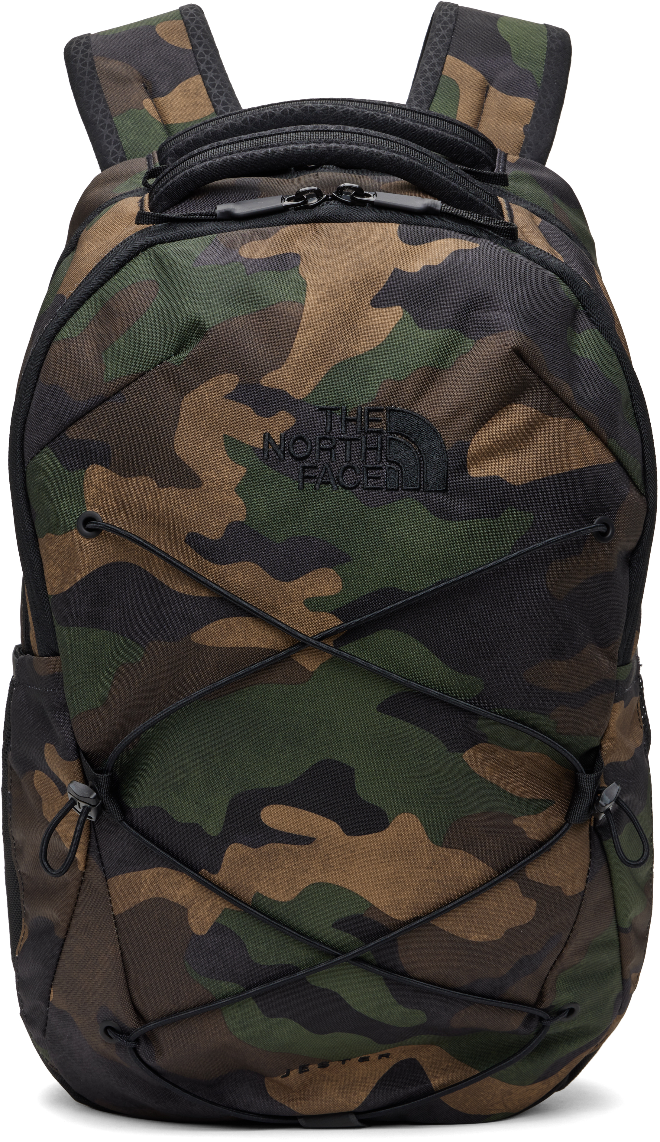 The North Face Khaki Jester Backpack In Kah Tnf Black Camo/t
