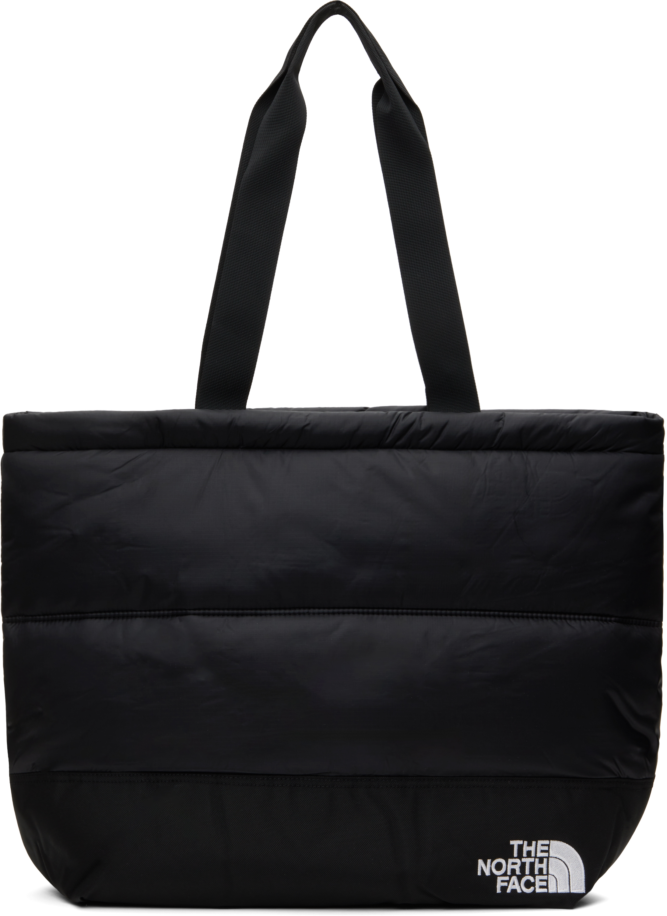 The North Face Black Nuptse Tote In 4h0 Tnf Black-npf