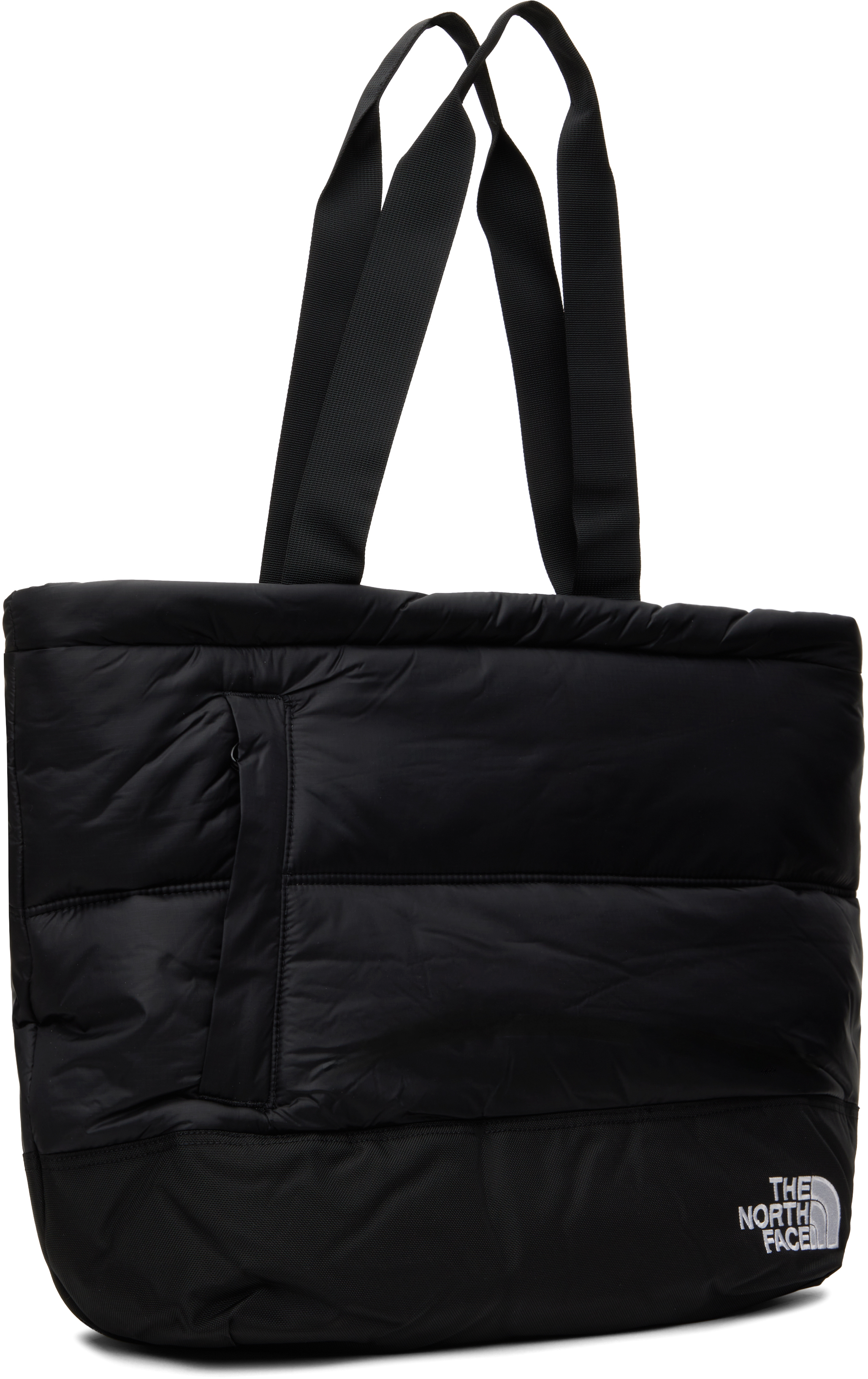 The North Face Black Nuptse Tote In 4h0 Tnf Black-npf