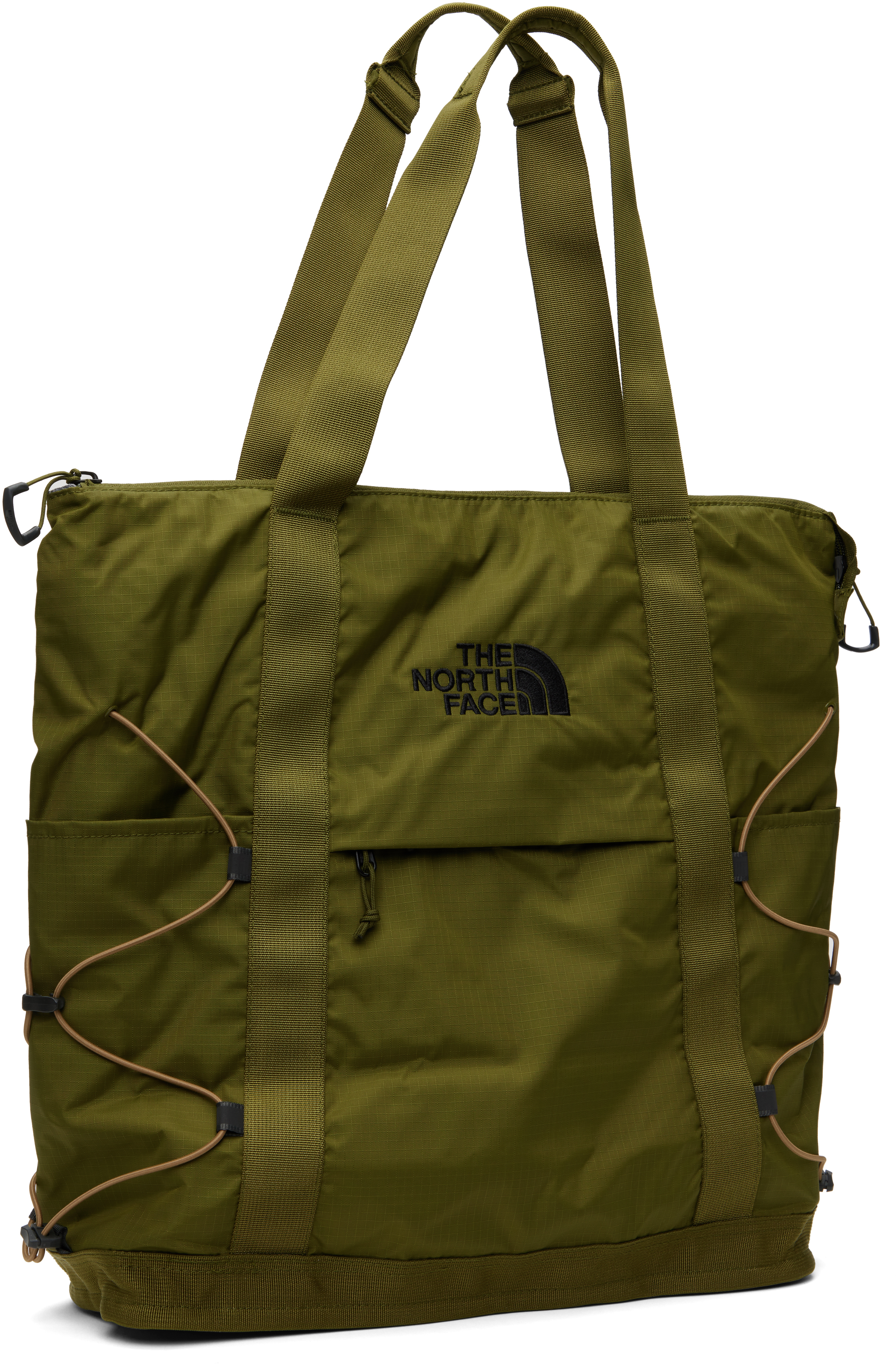 The North Face Green Borealis Tote In 39m Forest Olive/uti