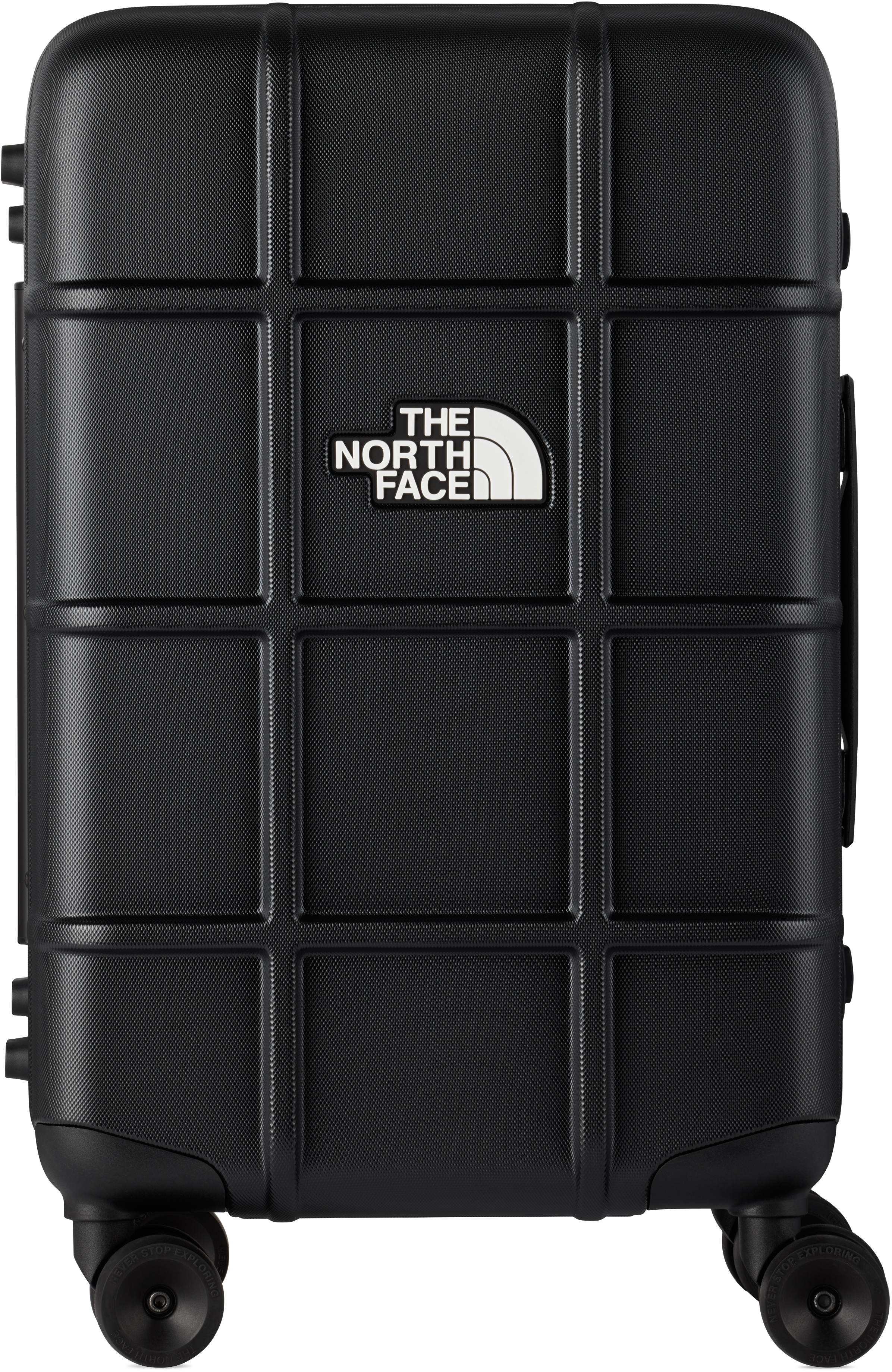 The North Face Black All Weather 4-wheeler 22 Suitcase In 53r Tnf Black/tnf Wh