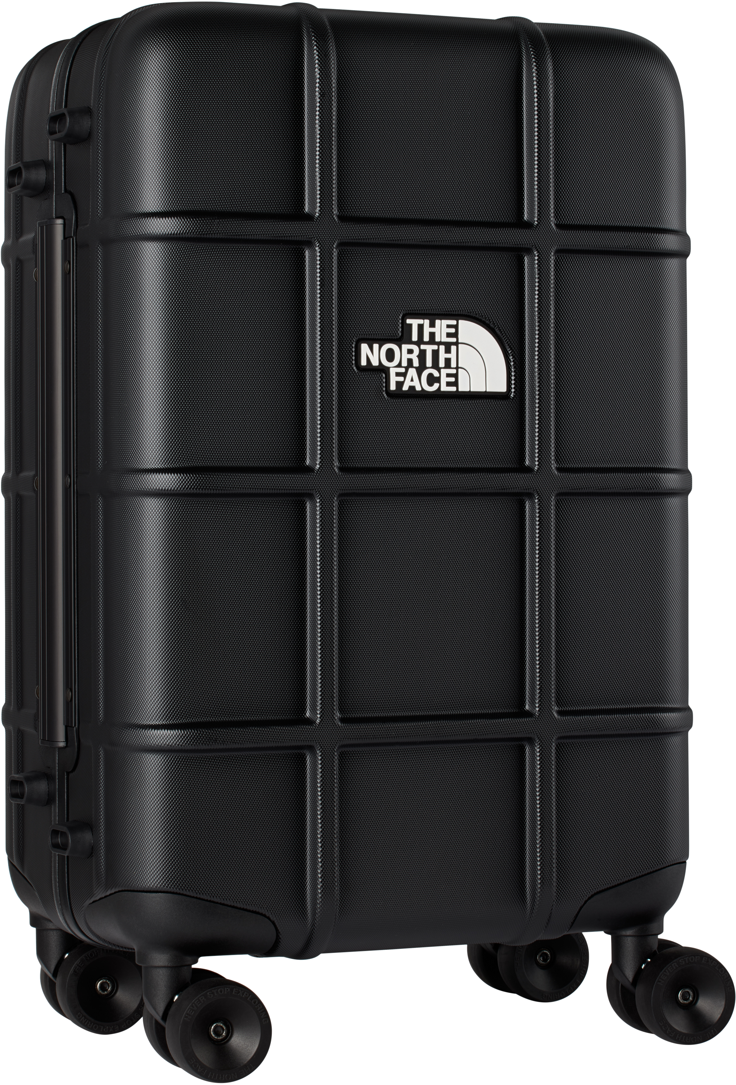 The North Face Black All Weather 4-wheeler 22 Suitcase In 53r Tnf Black/tnf Wh