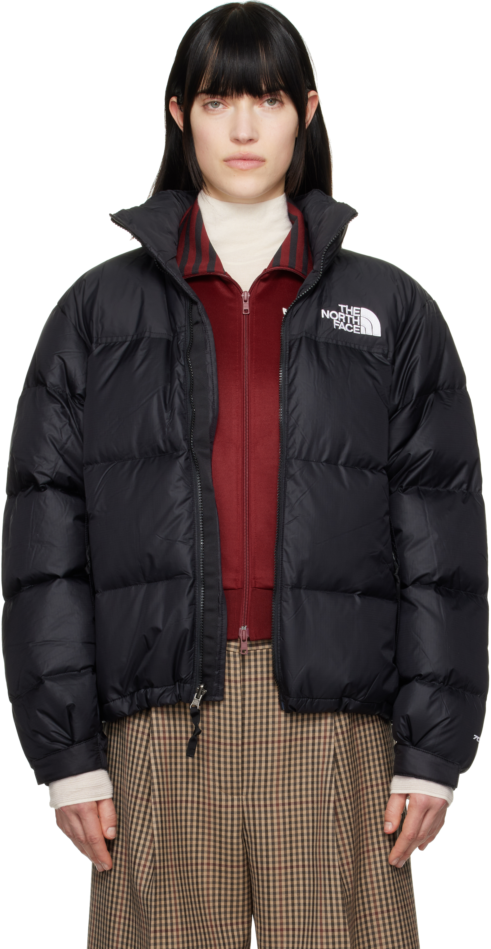 The North Face: Black 1996 Retro Nuptse Down Jacket | SSENSE