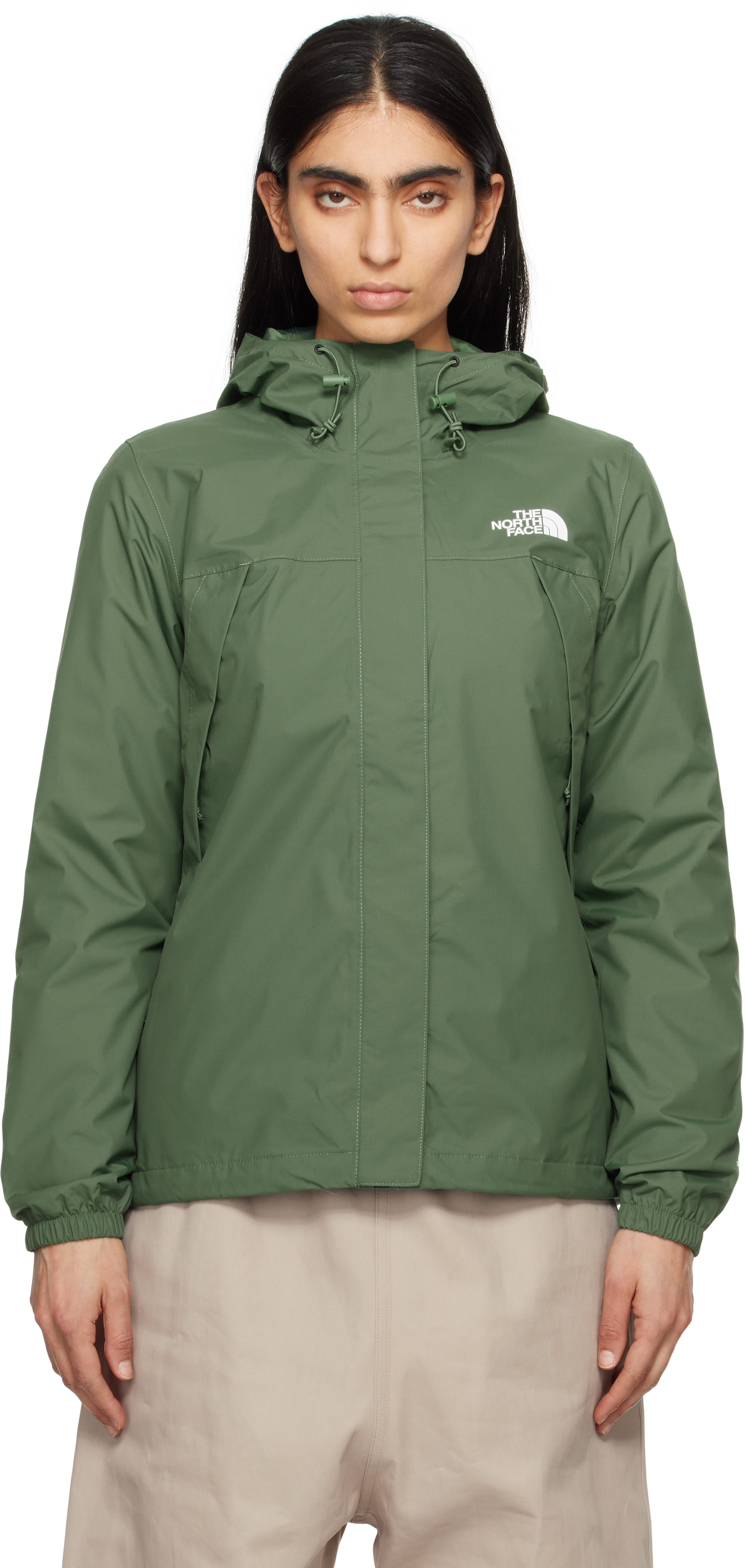 THE NORTH FACE グリーン Antora レインジャケット THE NORTH FACE 本物正規◇ノースフェイス◇マウンテン パーカー
