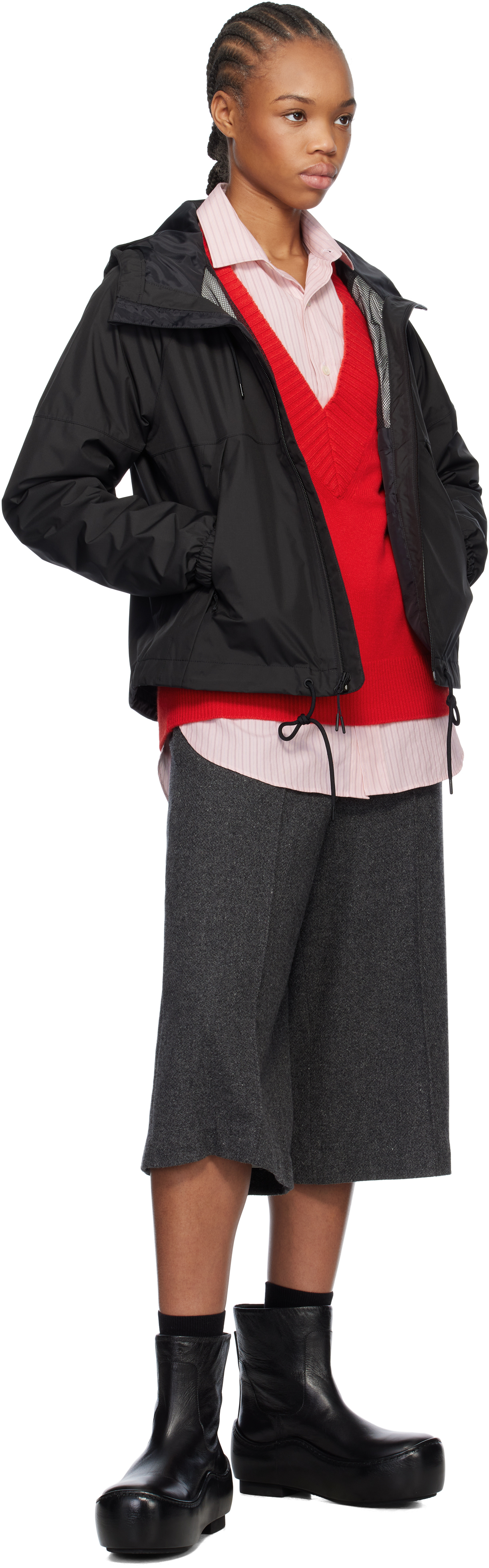 The North Face Black Antora Rain Jacket In 4h0 Tnf Black-npf