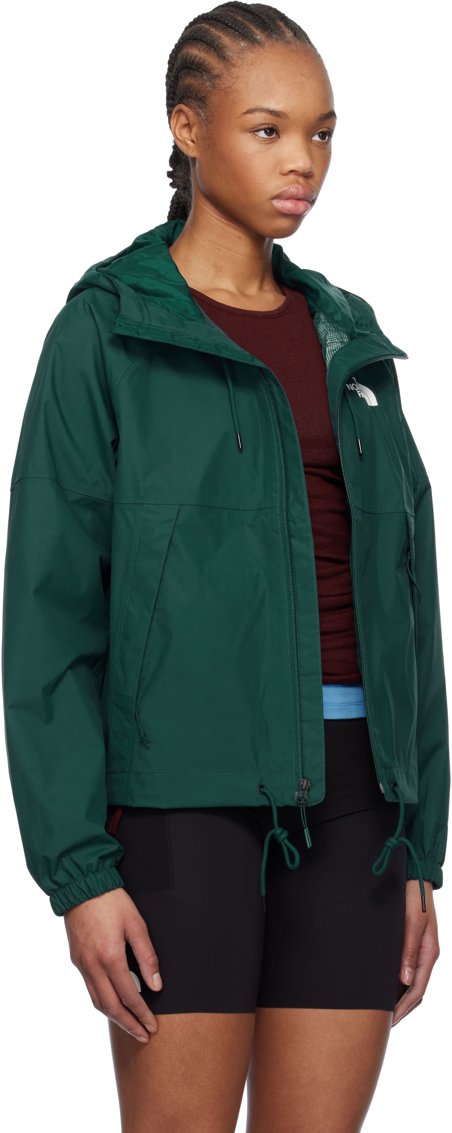 THE NORTH FACE GREEN ANTORA RAIN JACKET