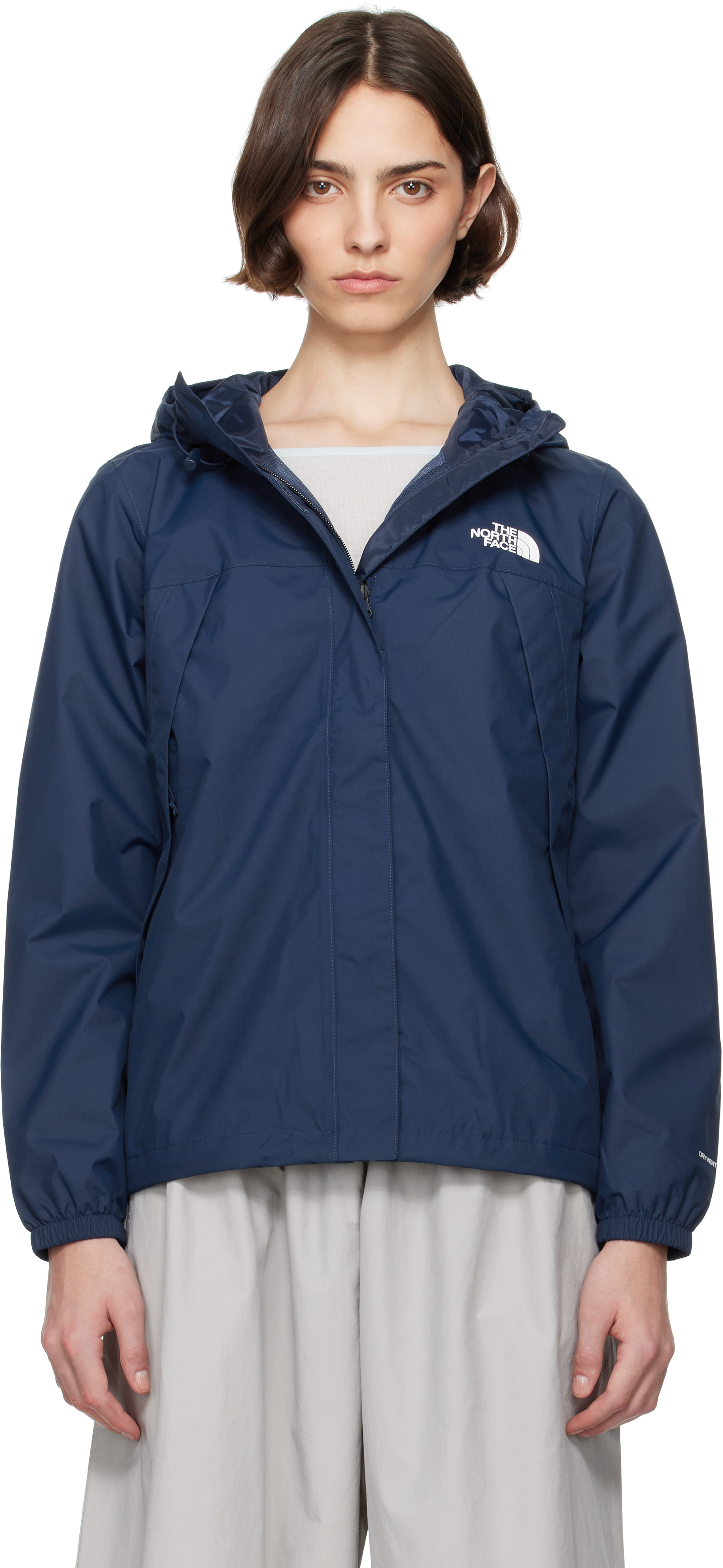 THE NORTH FACE NAVY ANTORA RAIN JACKET