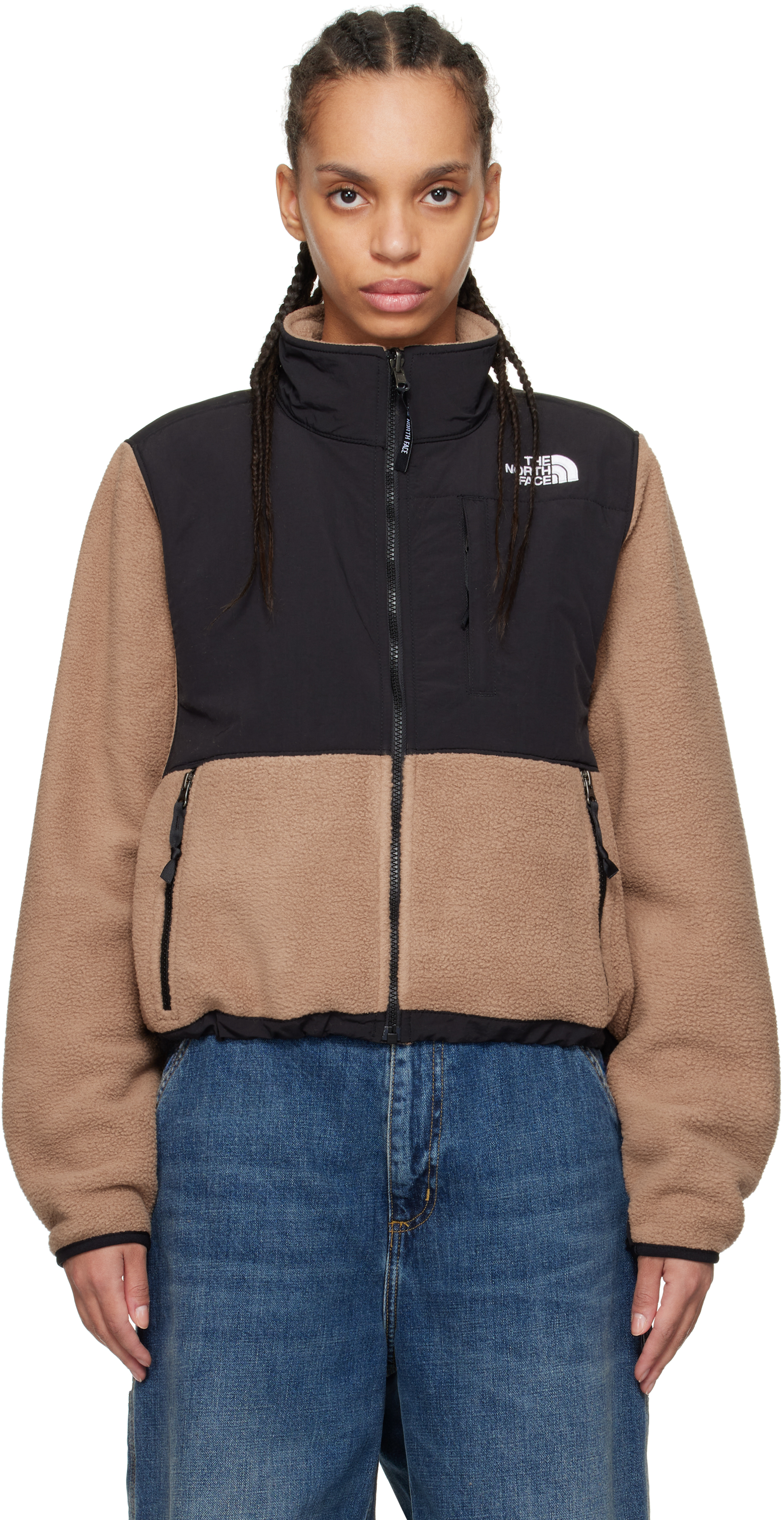 The North Face: Black & Brown Retro Denali Jacket | SSENSE