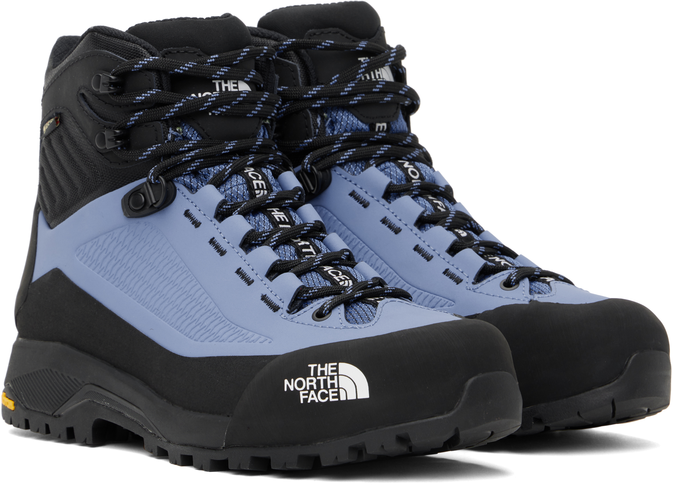 The North Face Black & Blue Verto Gore-tex Alpine Mid Boots In Roe Indigo Stone/tnf