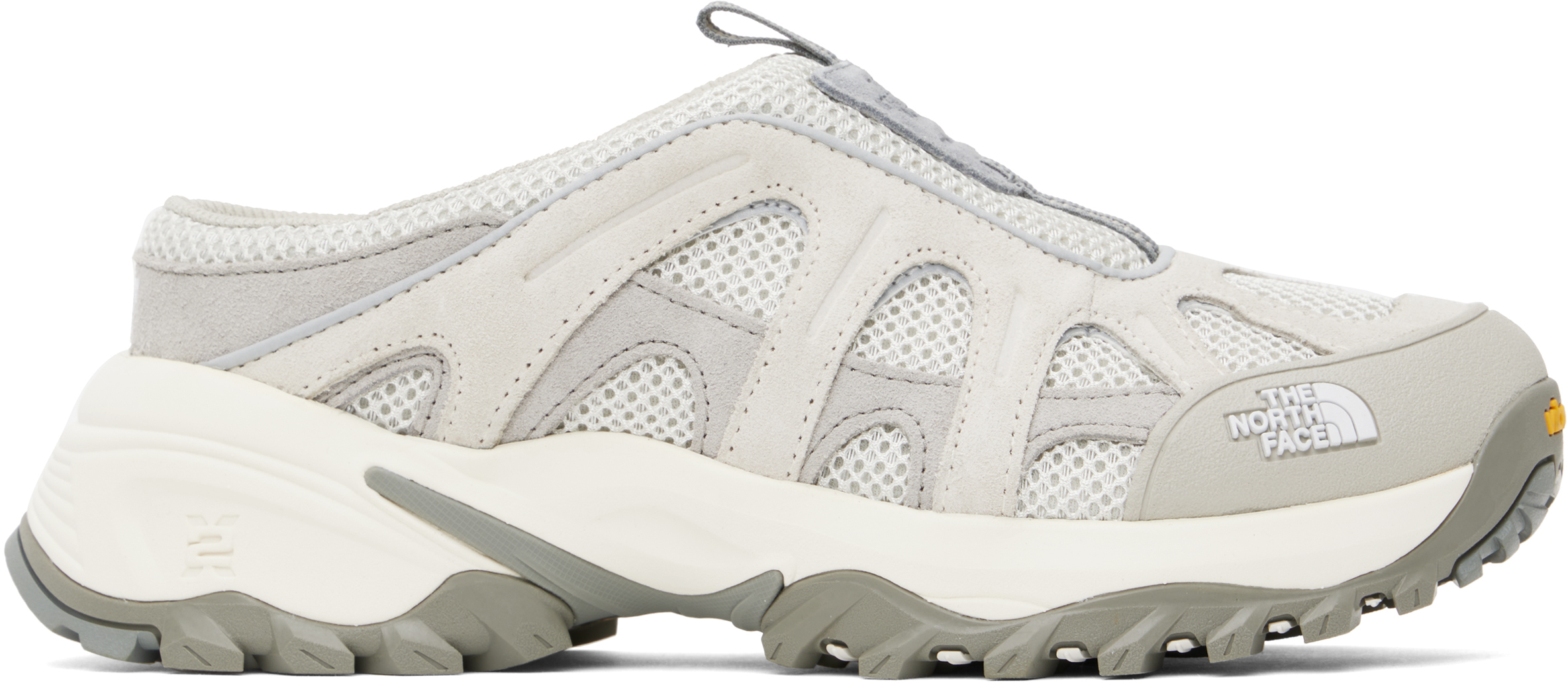 The North Face Gray Hedgehog '06 Rvst Mules In 6s5 Calacatta/stone