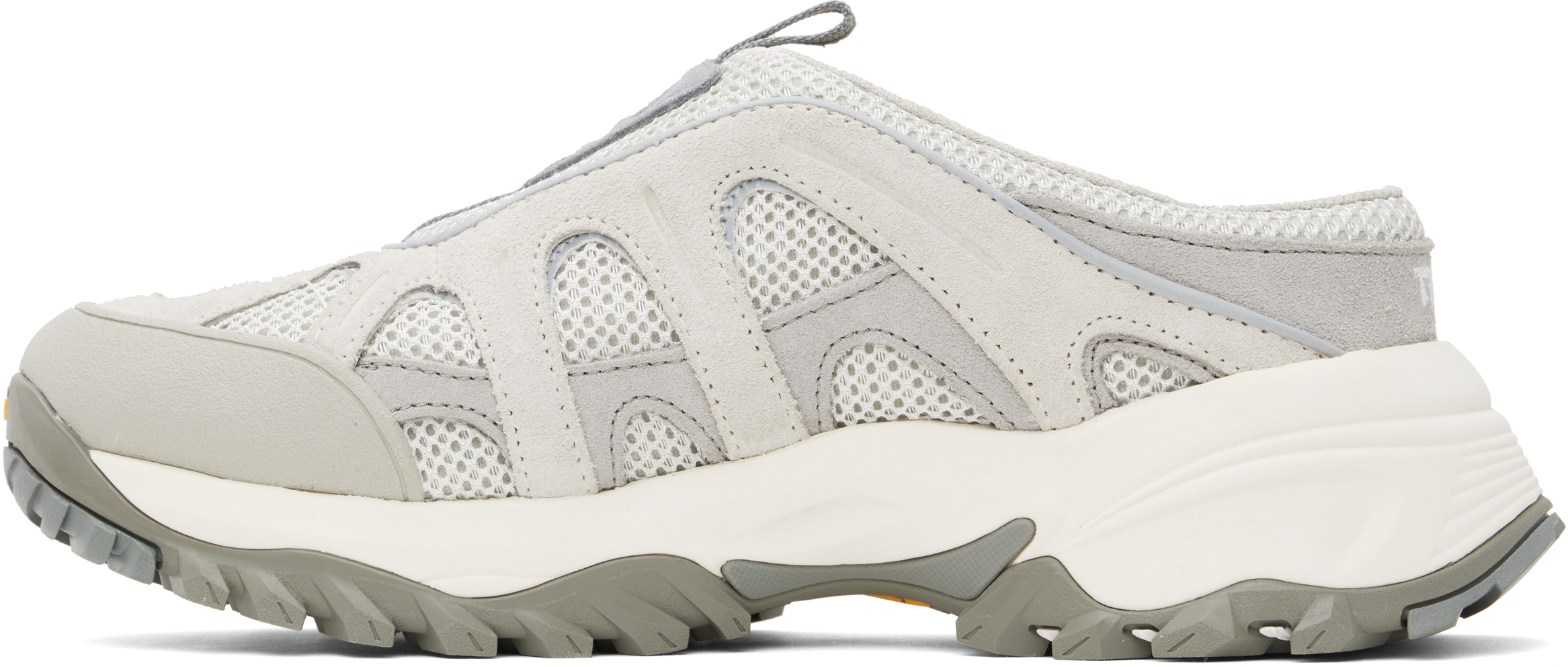 The North Face Gray Hedgehog '06 Rvst Mules In 6s5 Calacatta/stone