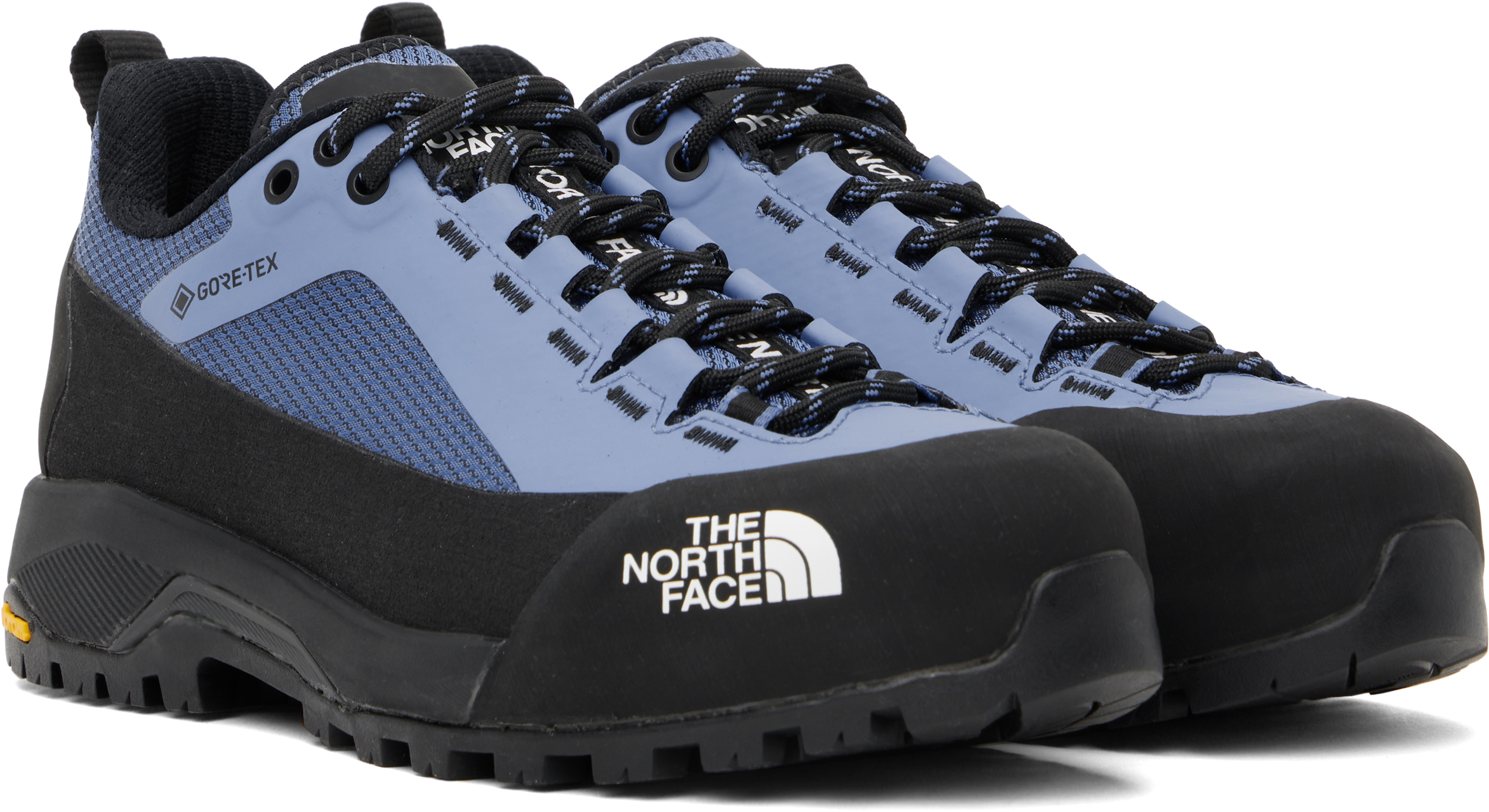 The North Face Black & Blue Verto Gore-tex Alpine Sneakers In Roe Indigo Stone/tnf