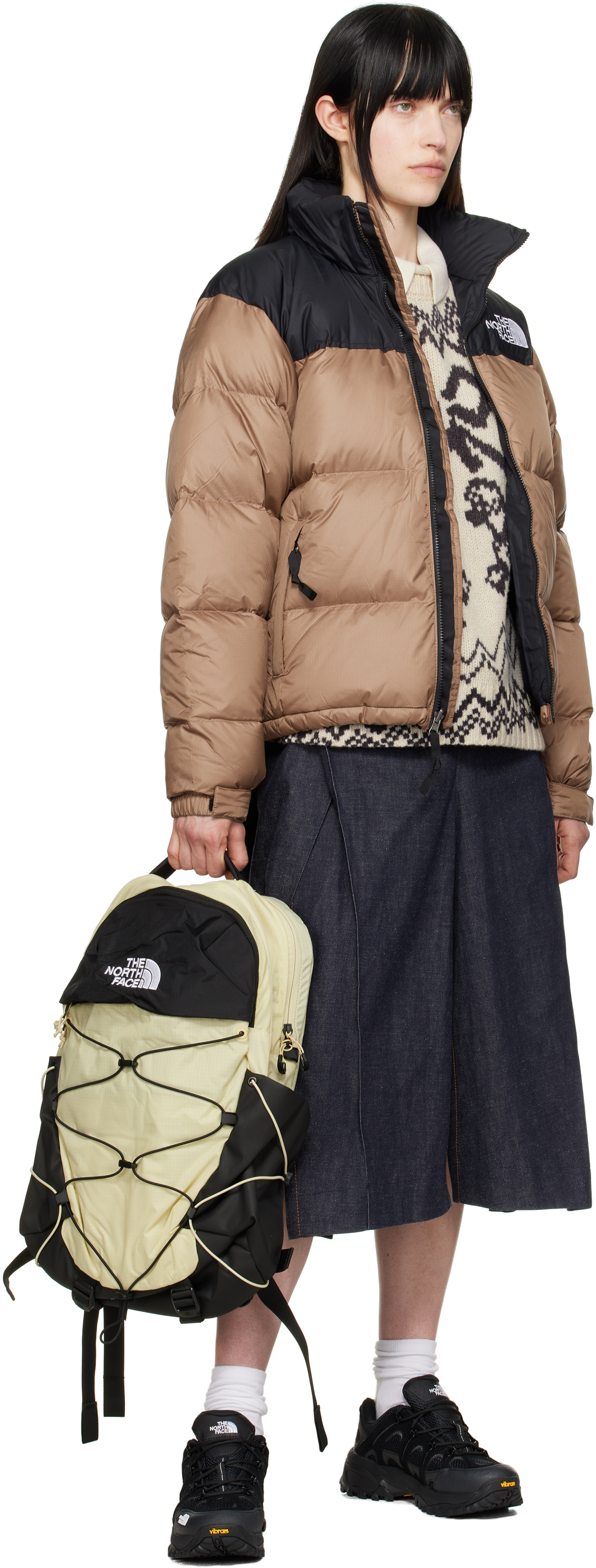 The North Face Black Hedgehog 06 Rvst Sneakers In Ky4 Tnf Black/tnf Wh
