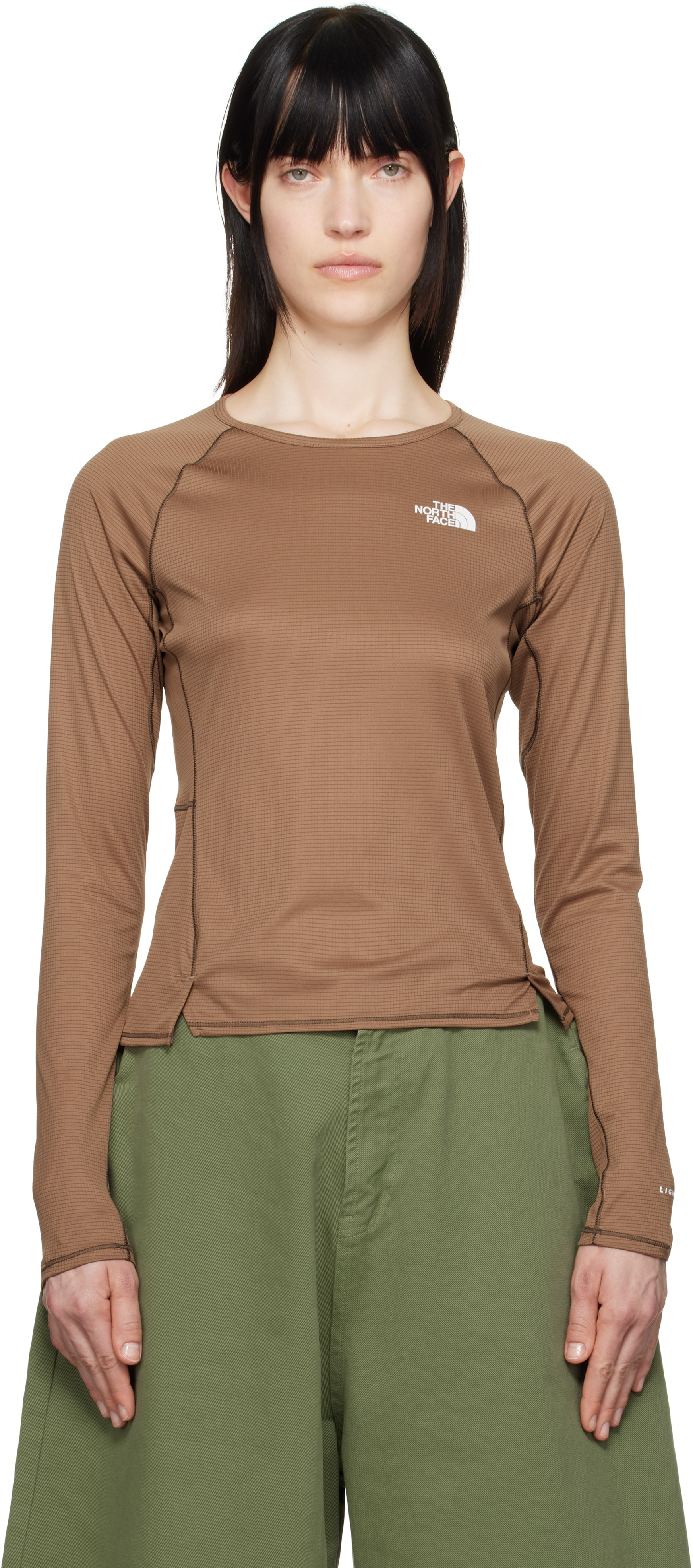 THE NORTH FACE TAN SUNRISER SPORT TOP 