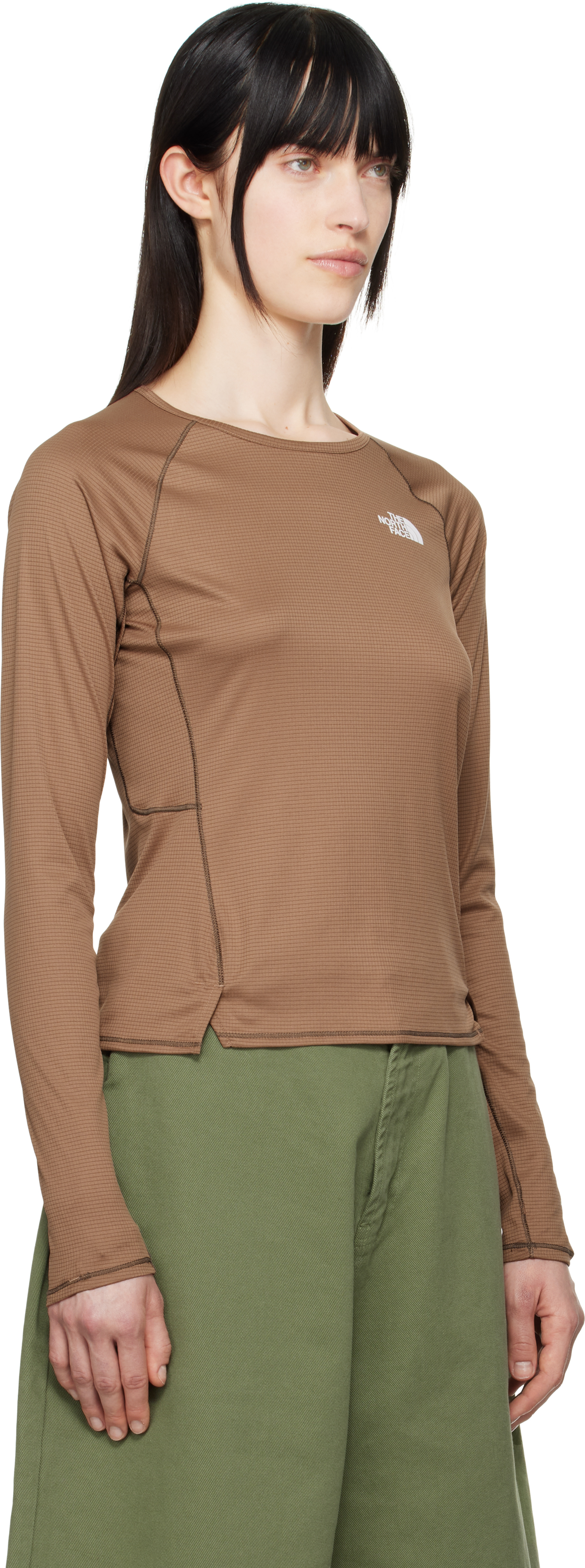 THE NORTH FACE TAN SUNRISER SPORT TOP 