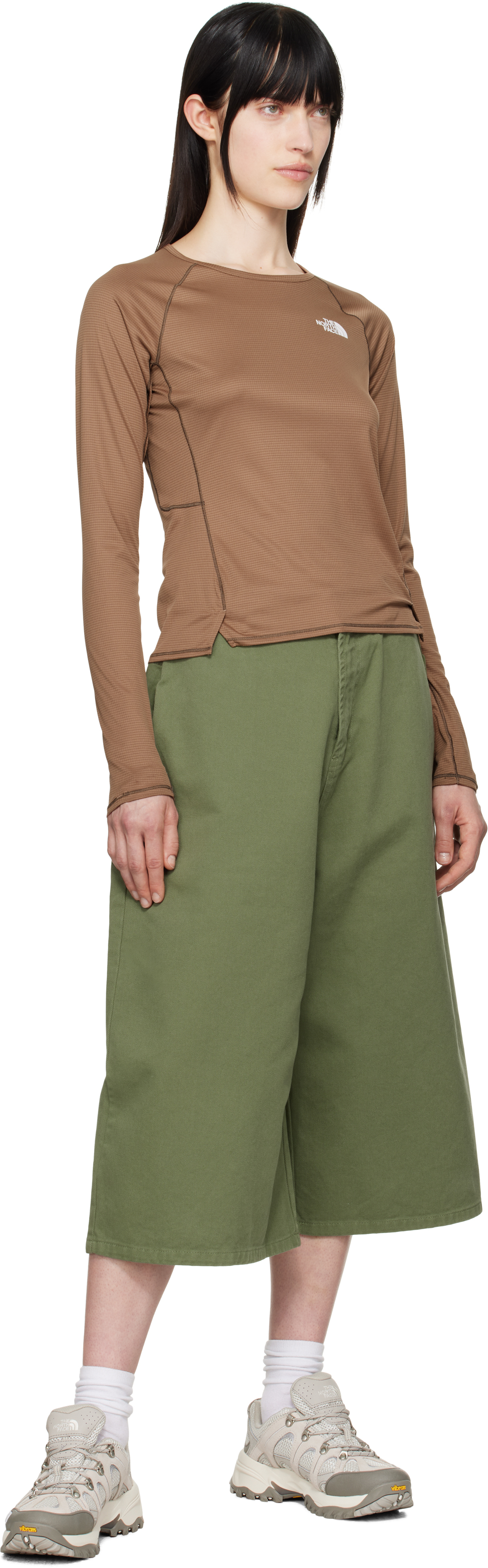 THE NORTH FACE TAN SUNRISER SPORT TOP 