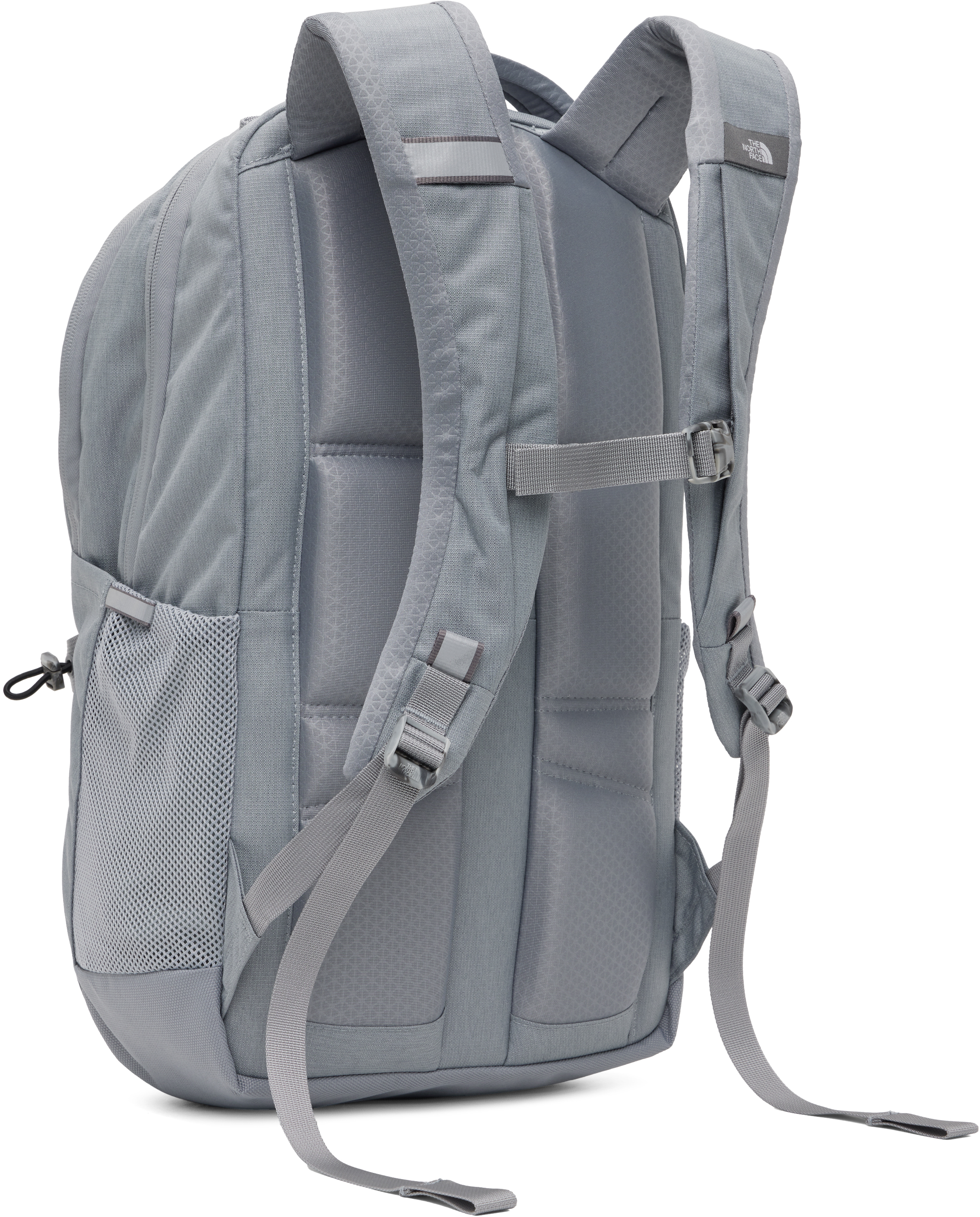 The North Face Gray Jester Backpack In Mid Gry Hthr/blk Aie