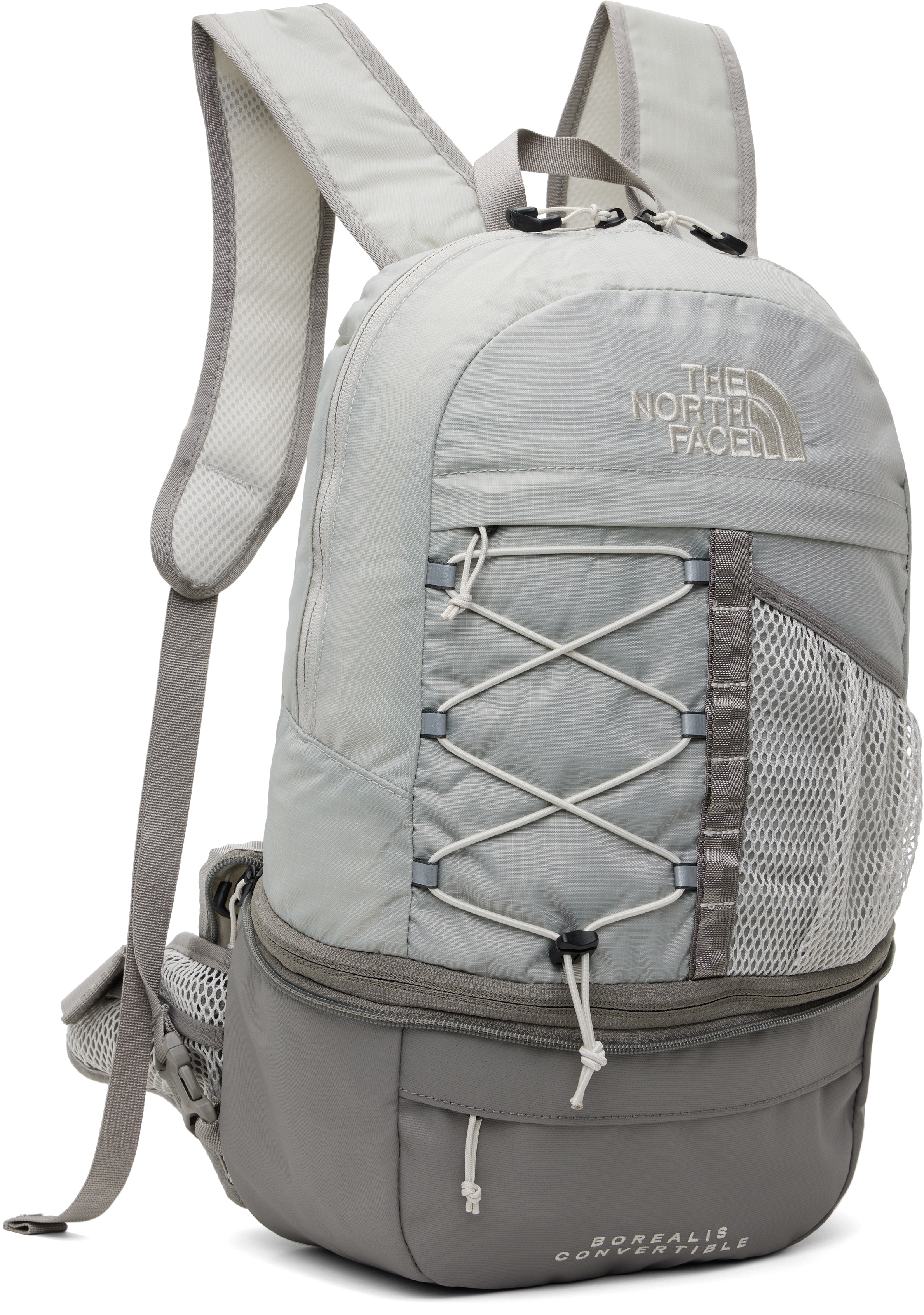 THE NORTH FACE GRAY BOREALIS CONVERTIBLE BACKPACK