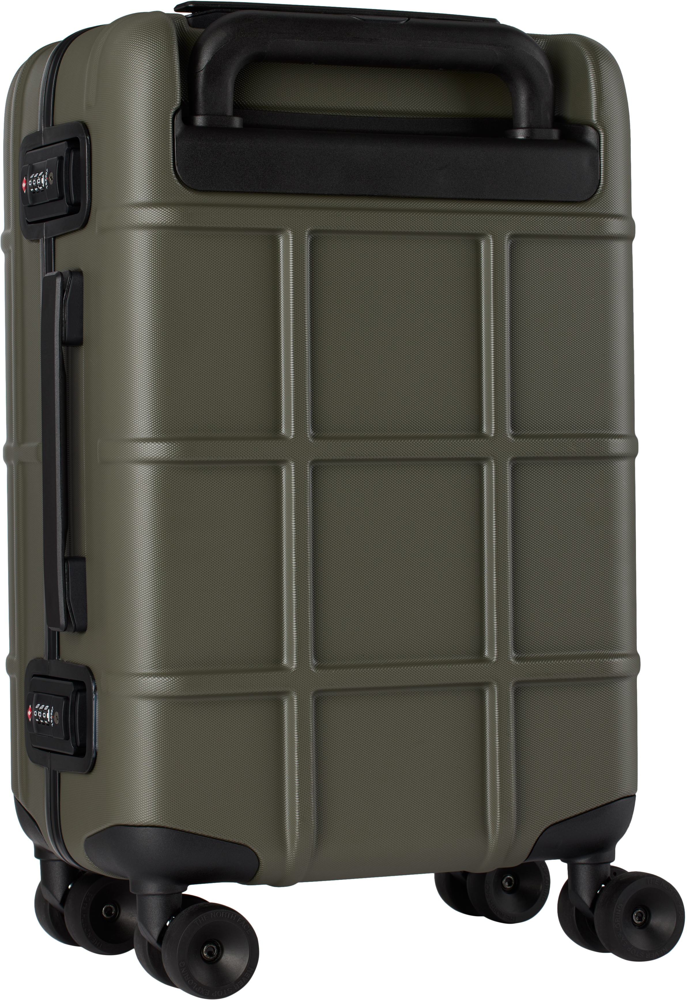The North Face Green All Weather 4-wheeler 22 Suitcase In Taupe Green/blk 4wc