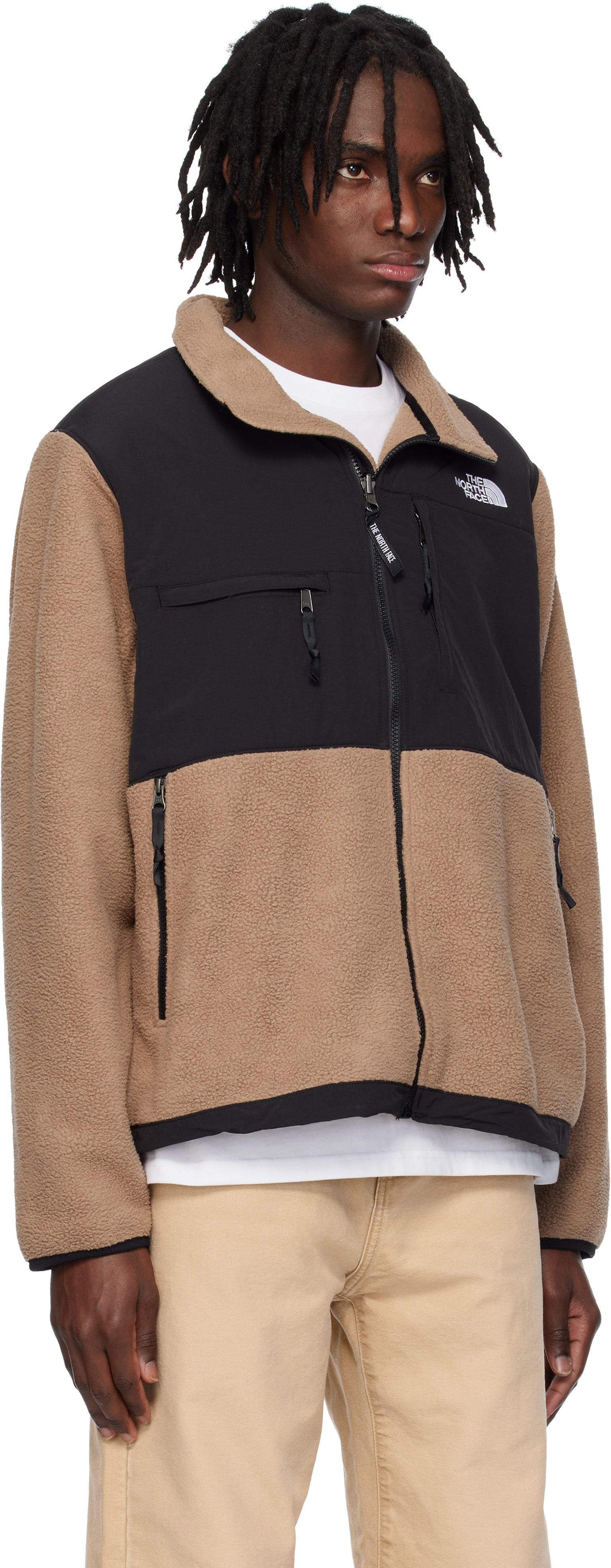 THE NORTH FACE BROWN & BLACK RETRO DENALI JACKET