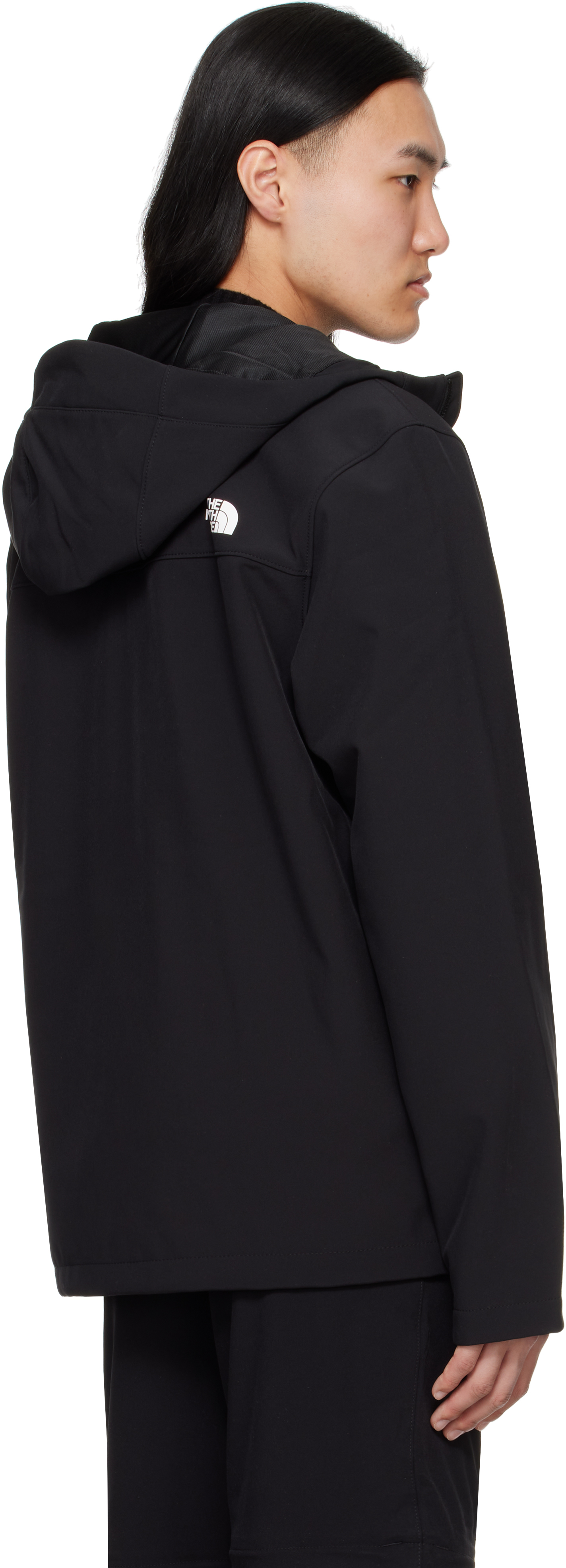 The North Face Black Apex Bionic 3 Jacket In Tnf Black-npf 4h0