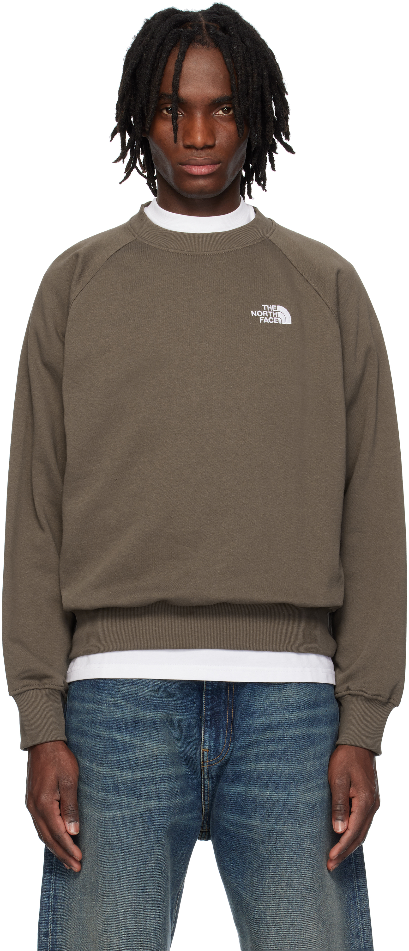 【送料&関税込】The North Face Brown Cotton Sweatshirt The North Face Sweatshirt - smokey brown/brown - Zalando.co.uk